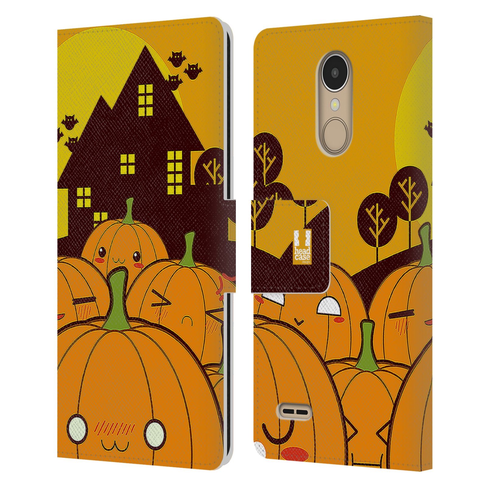 Pouzdro na mobil LG K10 (2017) - Head Case - Halloween oživlé dýně