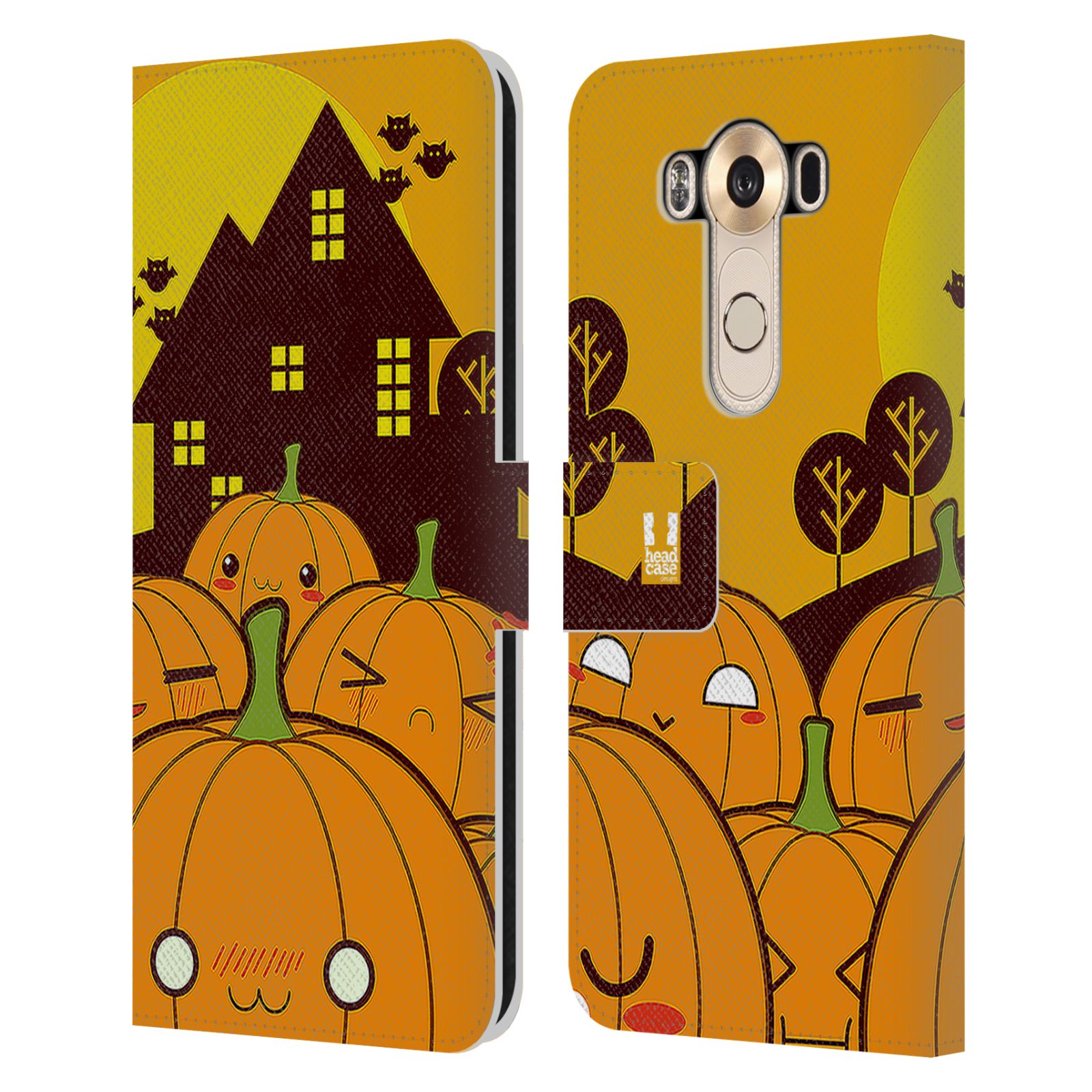 Pouzdro na mobil LG V10 - Head Case - Halloween oživlé dýně