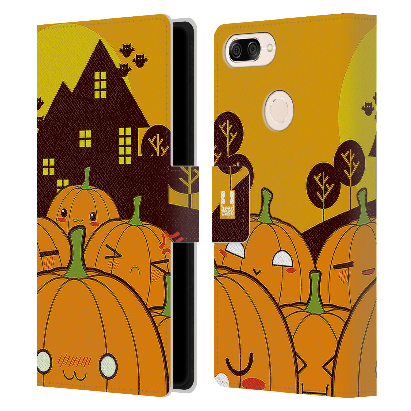 Pouzdro na mobil Asus Zenfone Max Plus (M1) ZB570TL - Head Case - Halloween oživlé dýně