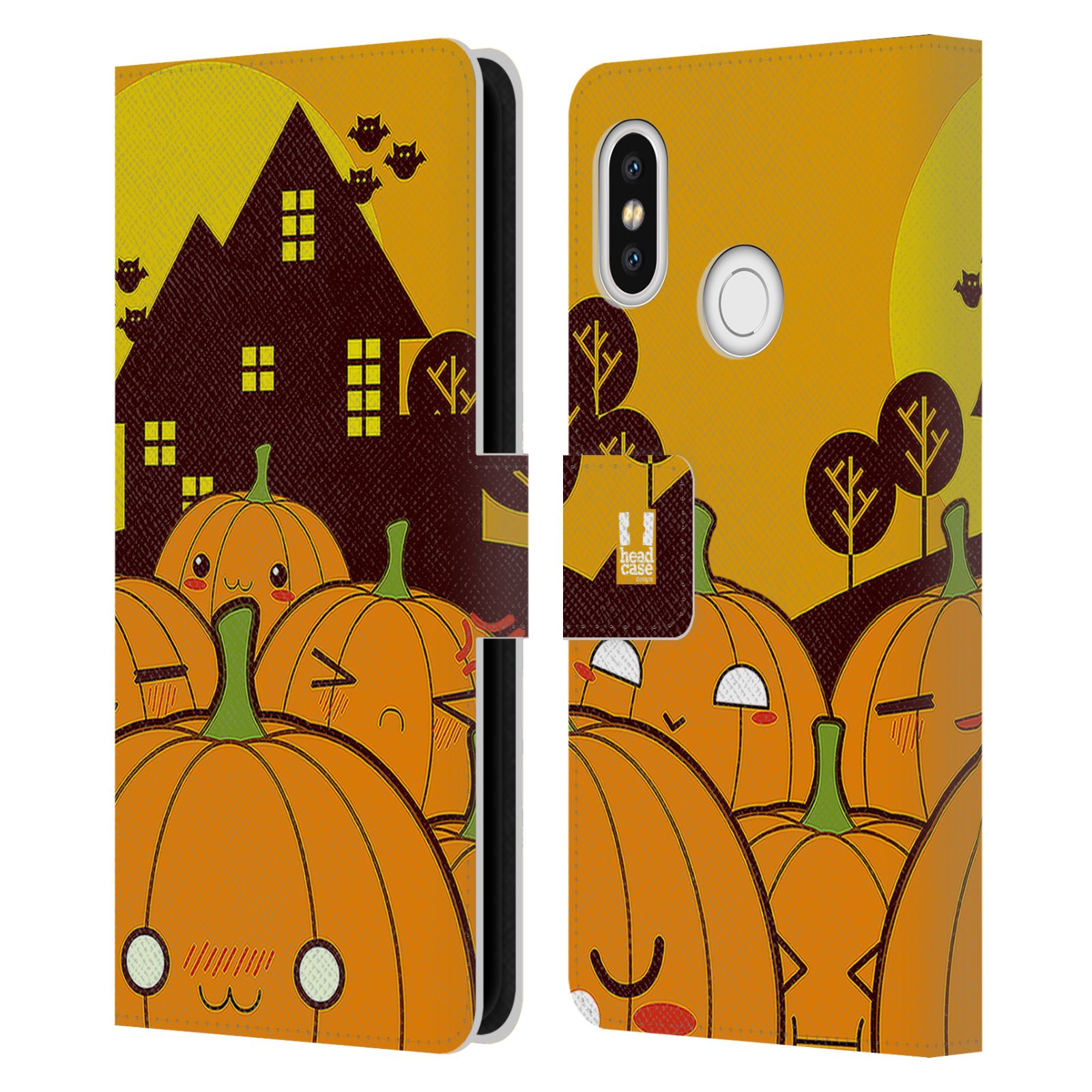 Pouzdro na mobil Xiaomi Mi 8 - Head Case - Halloween oživlé dýně