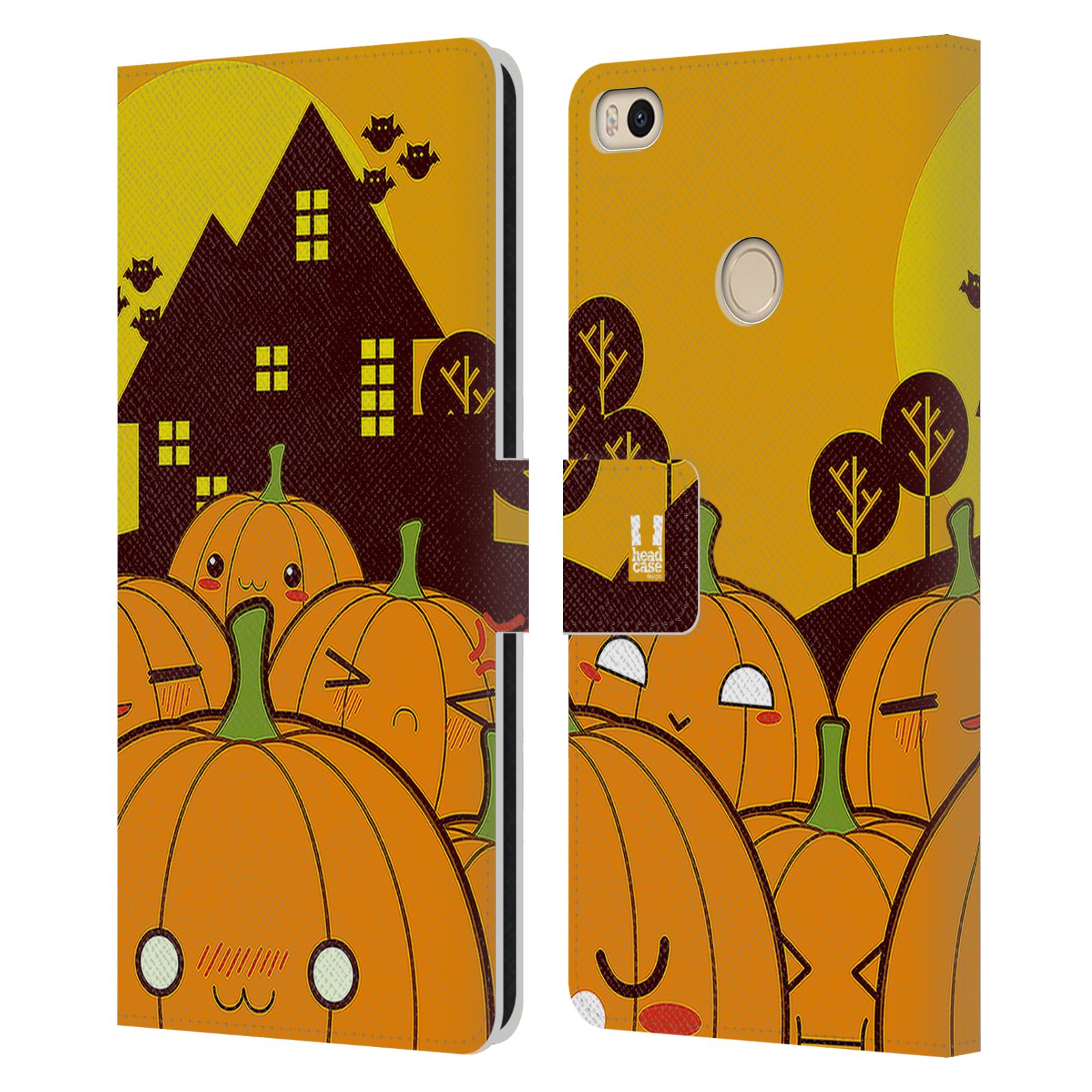 Pouzdro na mobil Xiaomi Mi Max 2 - Head Case - Halloween oživlé dýně