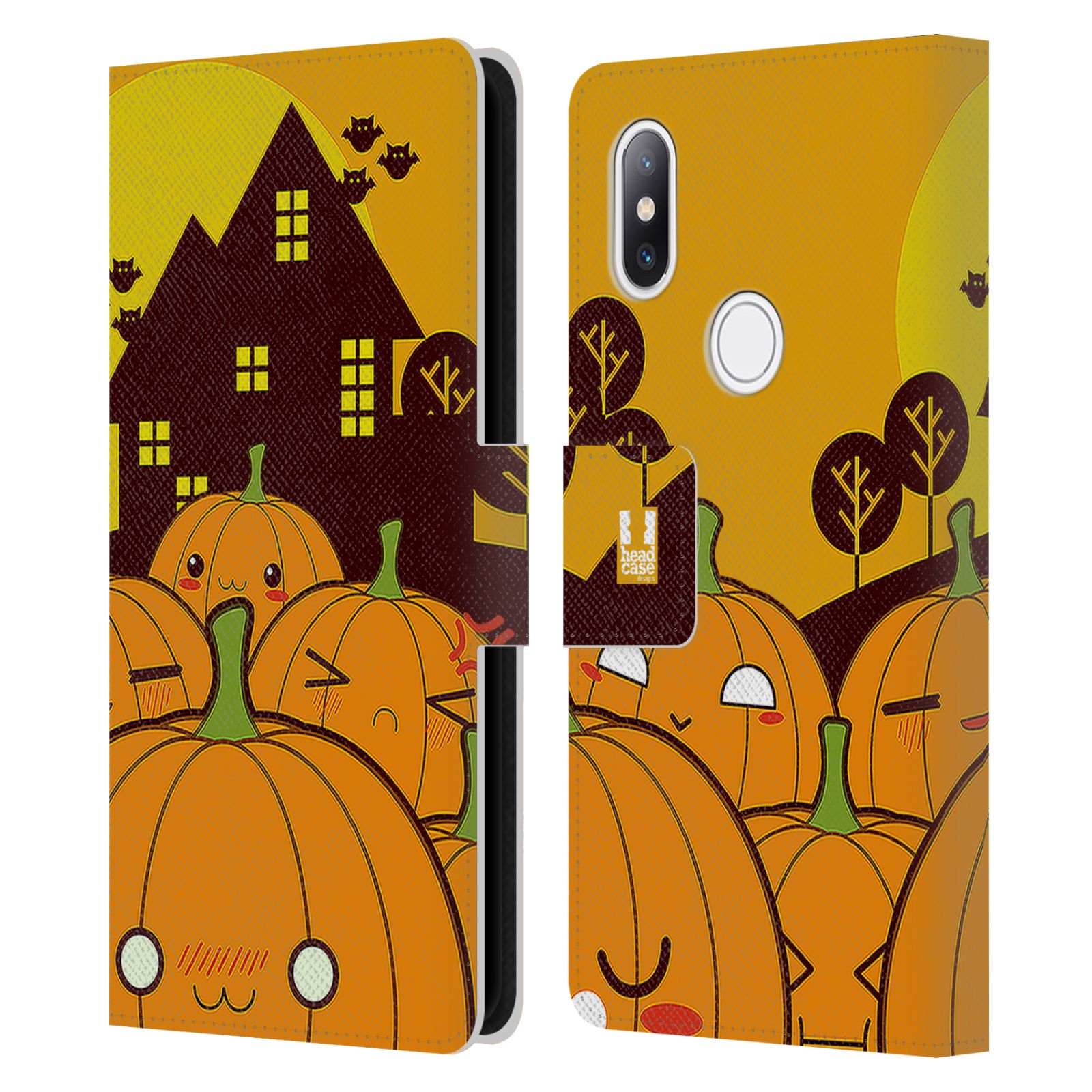 Pouzdro na mobil Xiaomi Mi Mix 2s - Head Case - Halloween oživlé dýně