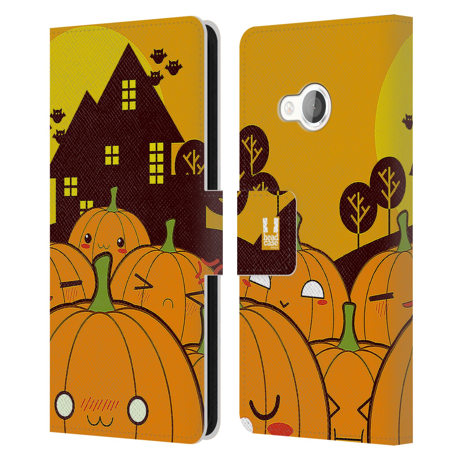 Pouzdro na mobil HTC U Play - Head Case - Halloween oživlé dýně
