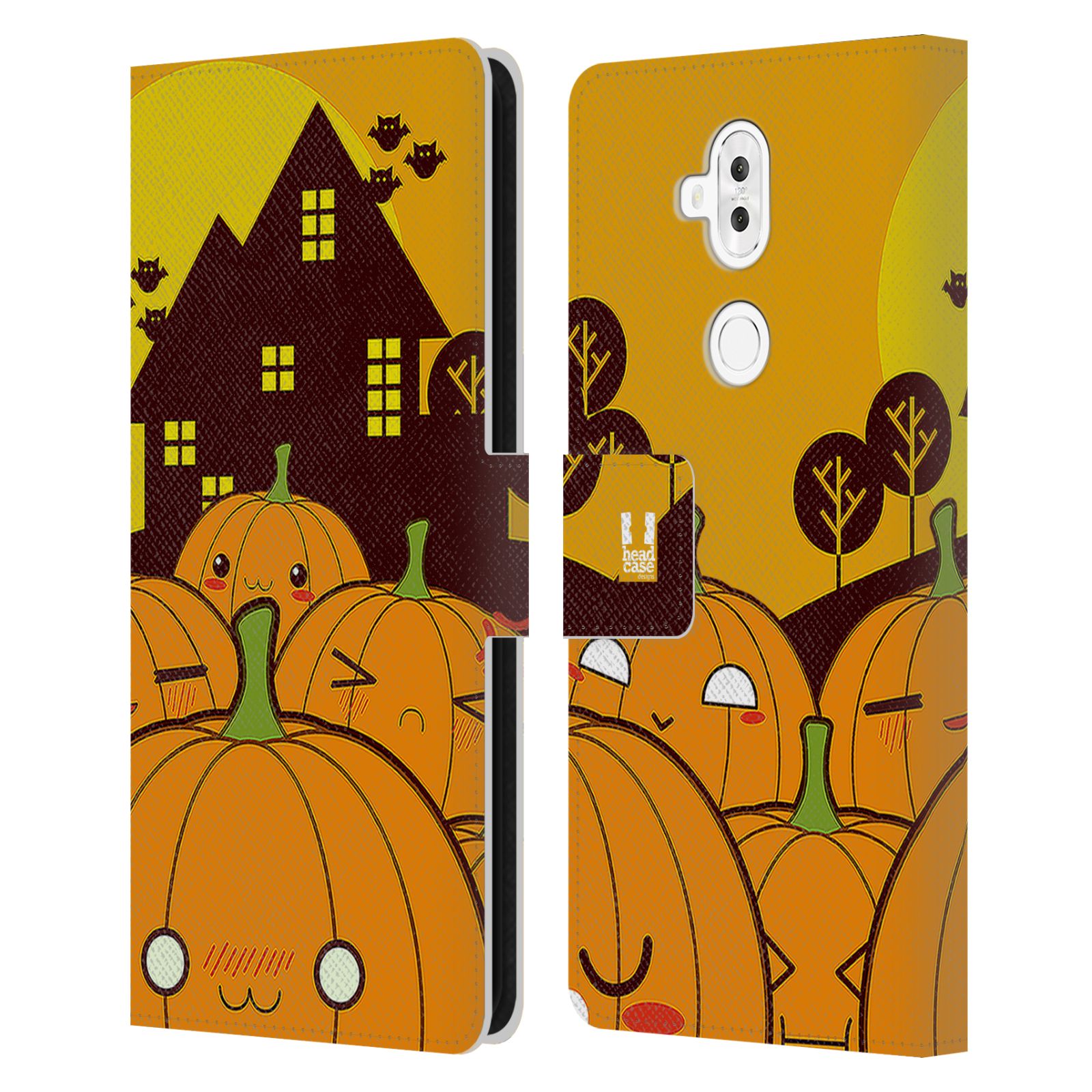 Pouzdro na mobil Asus Zenfone 5 ZC600KL - Head Case - Halloween oživlé dýně