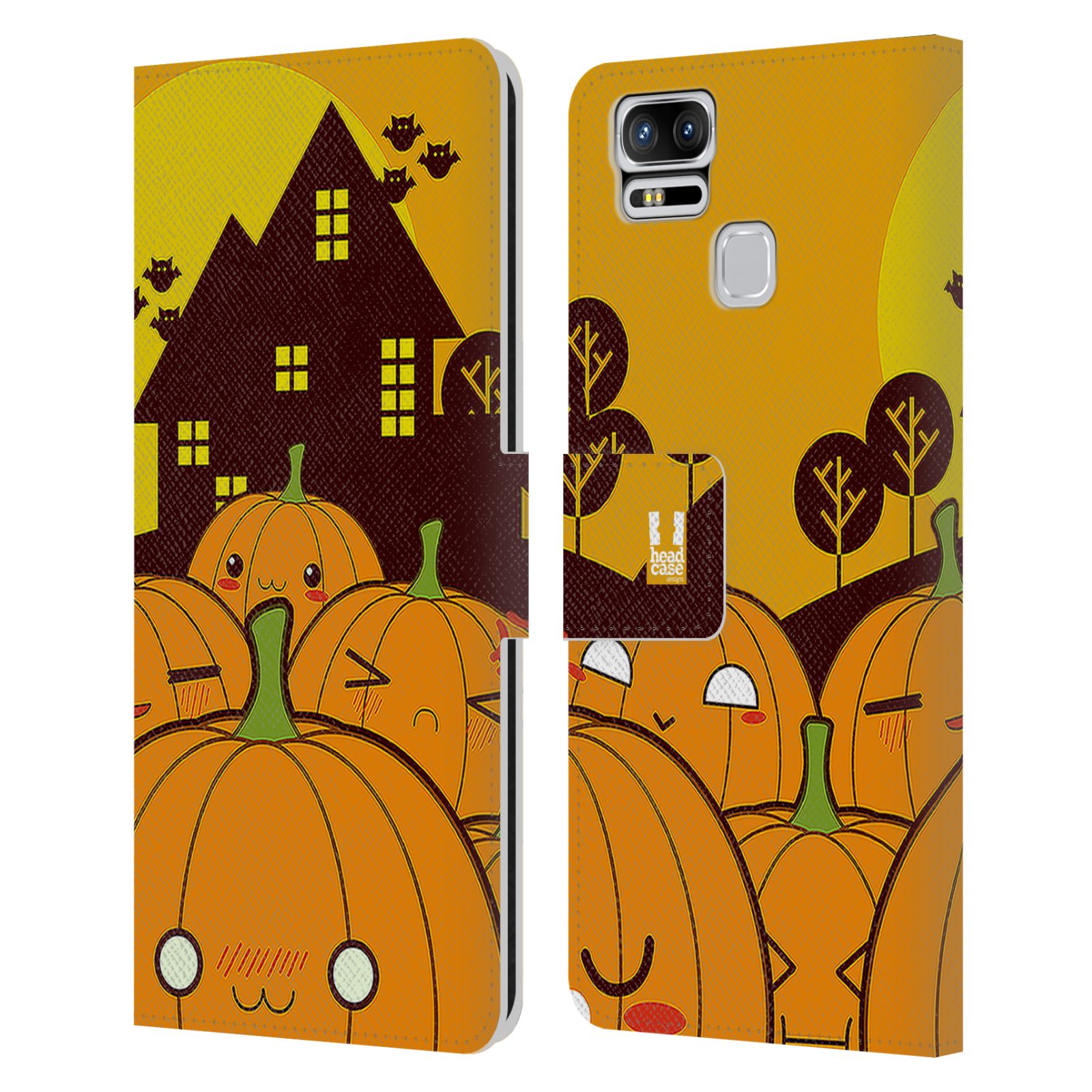 Pouzdro na mobil Asus Zenfone 3 Zoom ZE553KL - Head Case - Halloween oživlé dýně