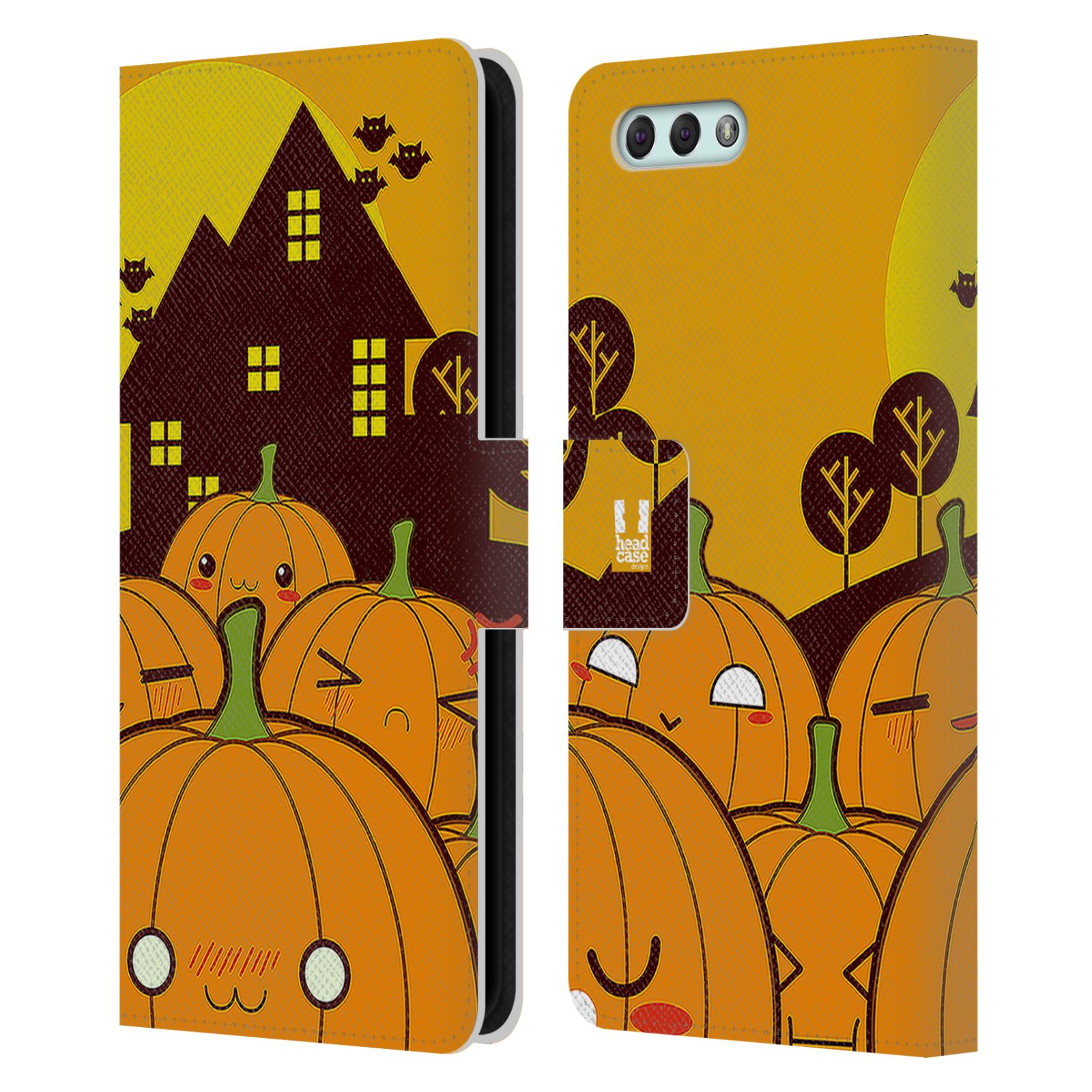 Pouzdro na mobil Asus Zenfone 4 ZE554KL - Head Case - Halloween oživlé dýně