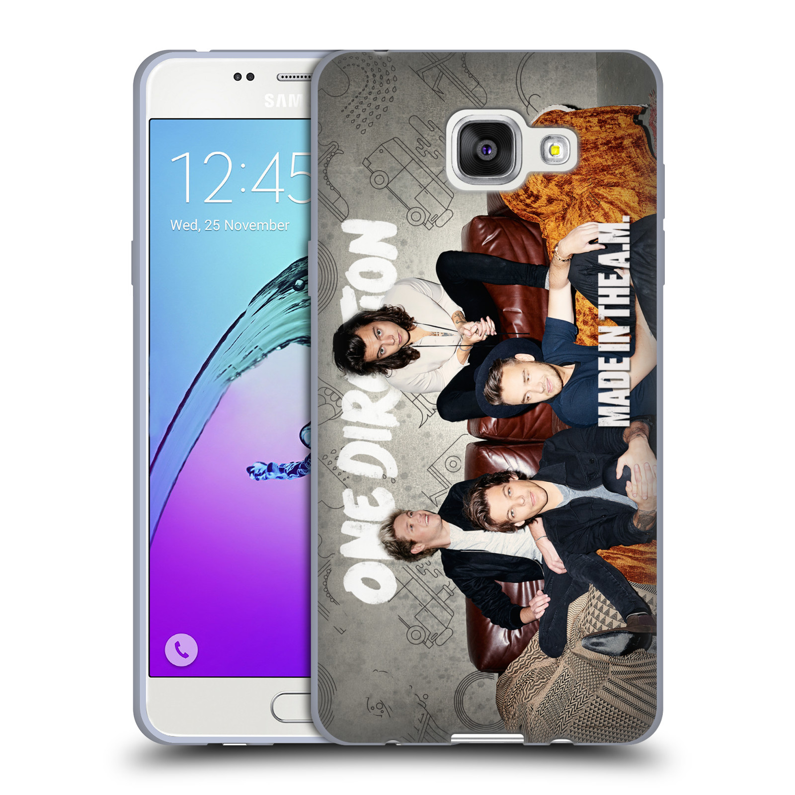 HEAD CASE silikonový obal na mobil Samsung Galaxy A5 2016 (A510) chlapecká skupina One Direction gauč