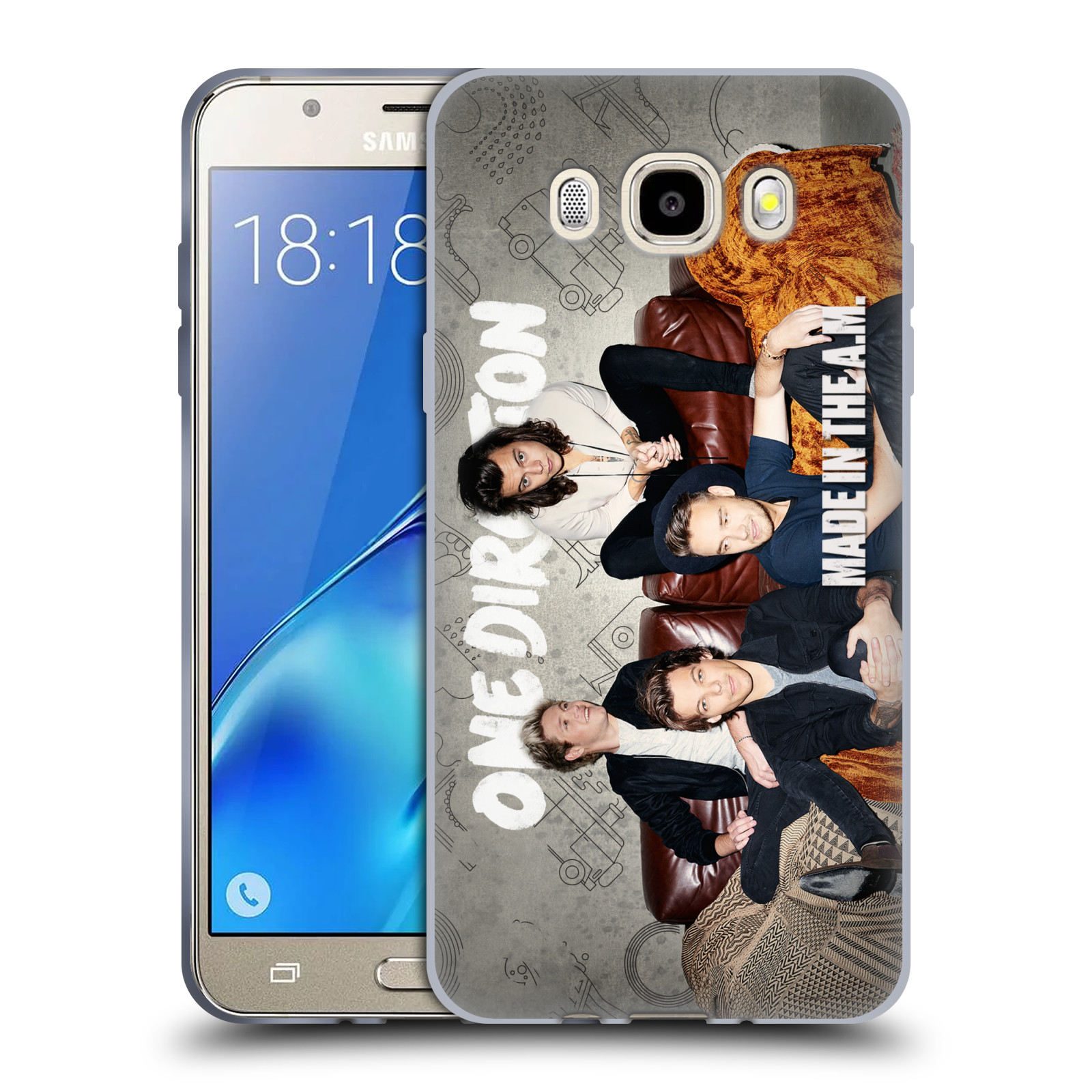 HEAD CASE silikonový obal na mobil Samsung Galaxy J5 2016 (J510) chlapecká skupina One Direction gauč