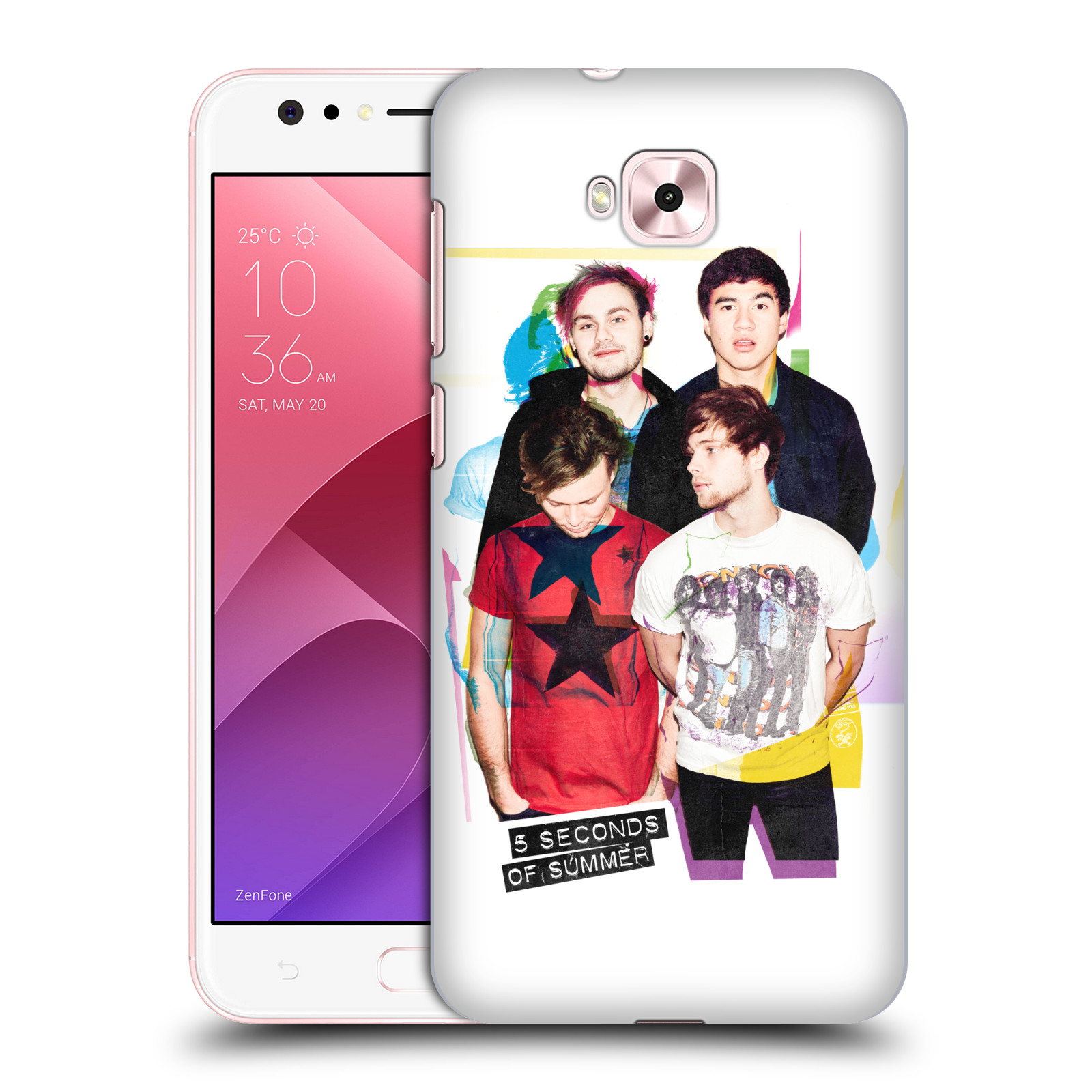 Zadní obal pro mobil Asus Zenfone 4 Selfie ZD553KL - HEAD CASE - 5 Seconds of Summer - hudební skupina