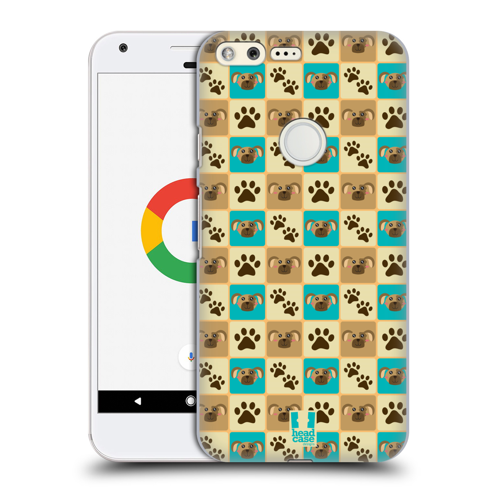 HEAD CASE plastový obal na mobil GOOGLE Pixel vzor Zvířecí razítka PSÍ TLAPKA
