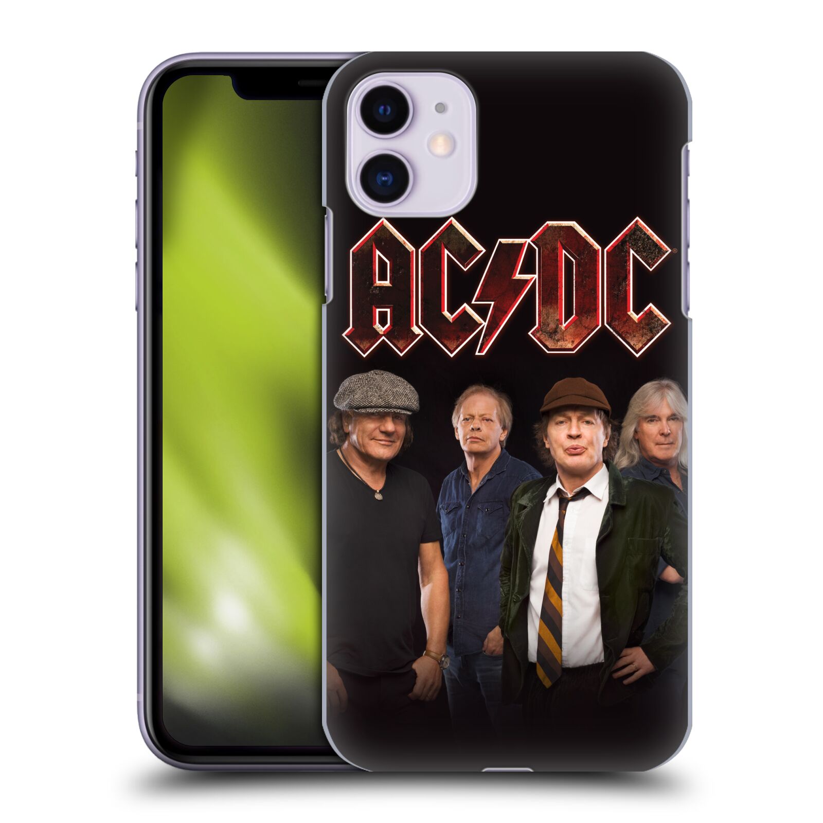 Pouzdro na mobil Apple Iphone 11 - HEAD CASE - rocková skupina ACDC studiová fotka