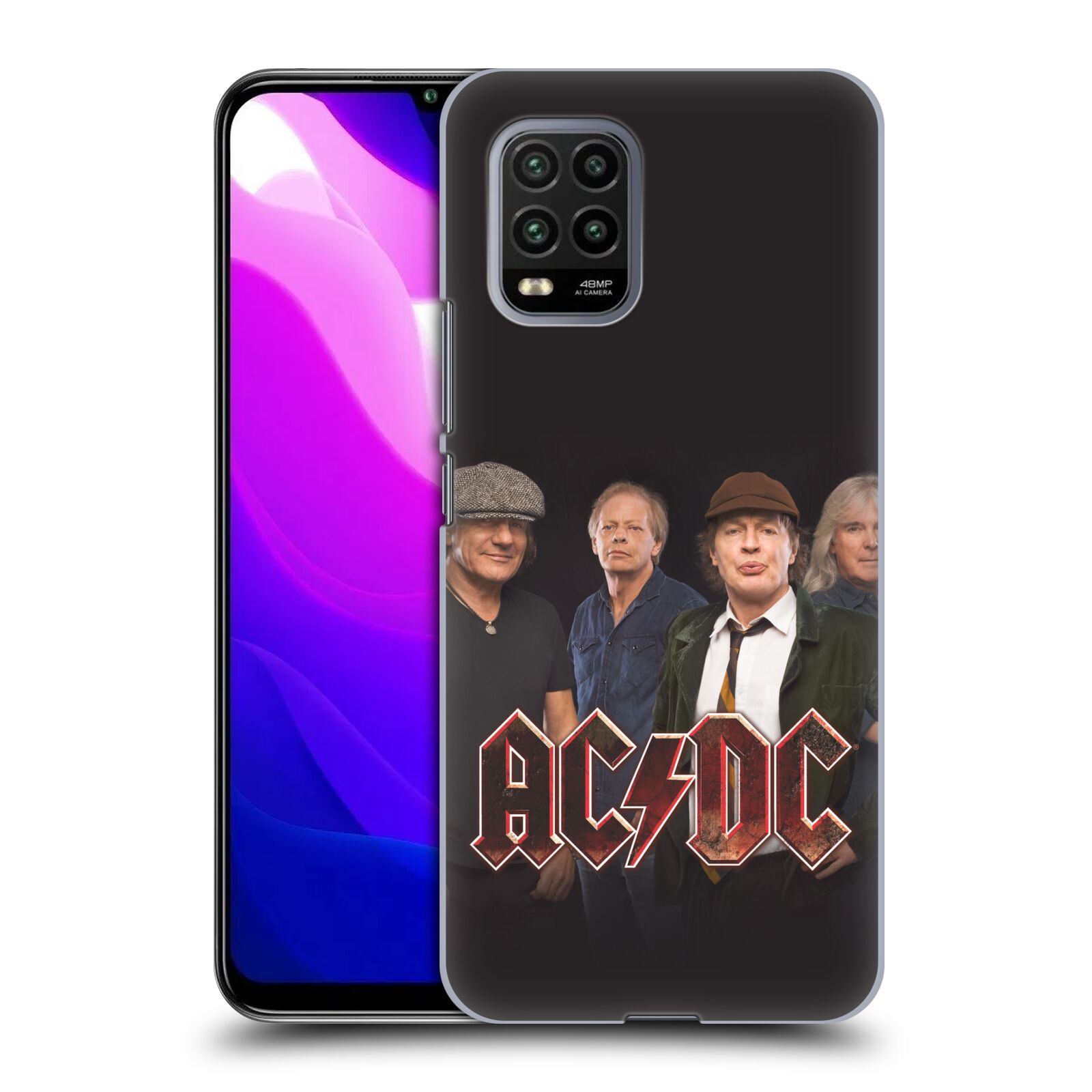 Zadní kryt, obal na mobil Xiaomi Mi 10 LITE rocková skupina ACDC studiová fotka