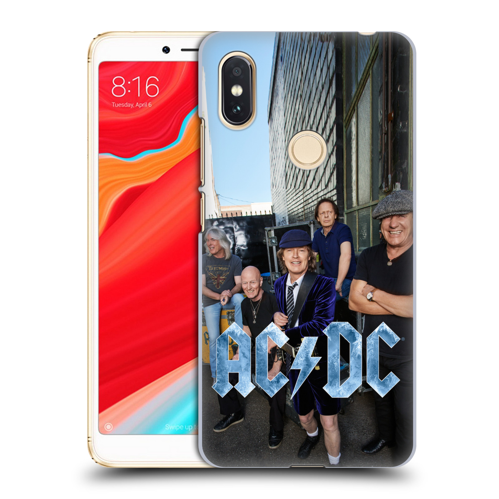 HEAD CASE plastový obal na mobil Xiaomi Redmi S2 rocková skupina ACDC fotka garáž