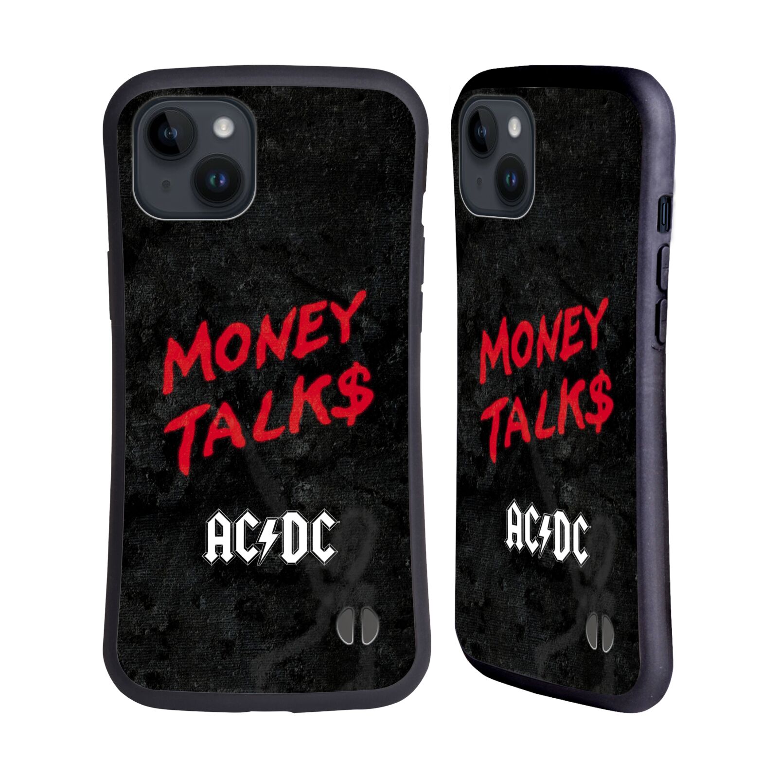 Odolný zadní obal pro mobil Apple iPhone 15 PLUS - HEAD CASE - AC/DC Money Talks