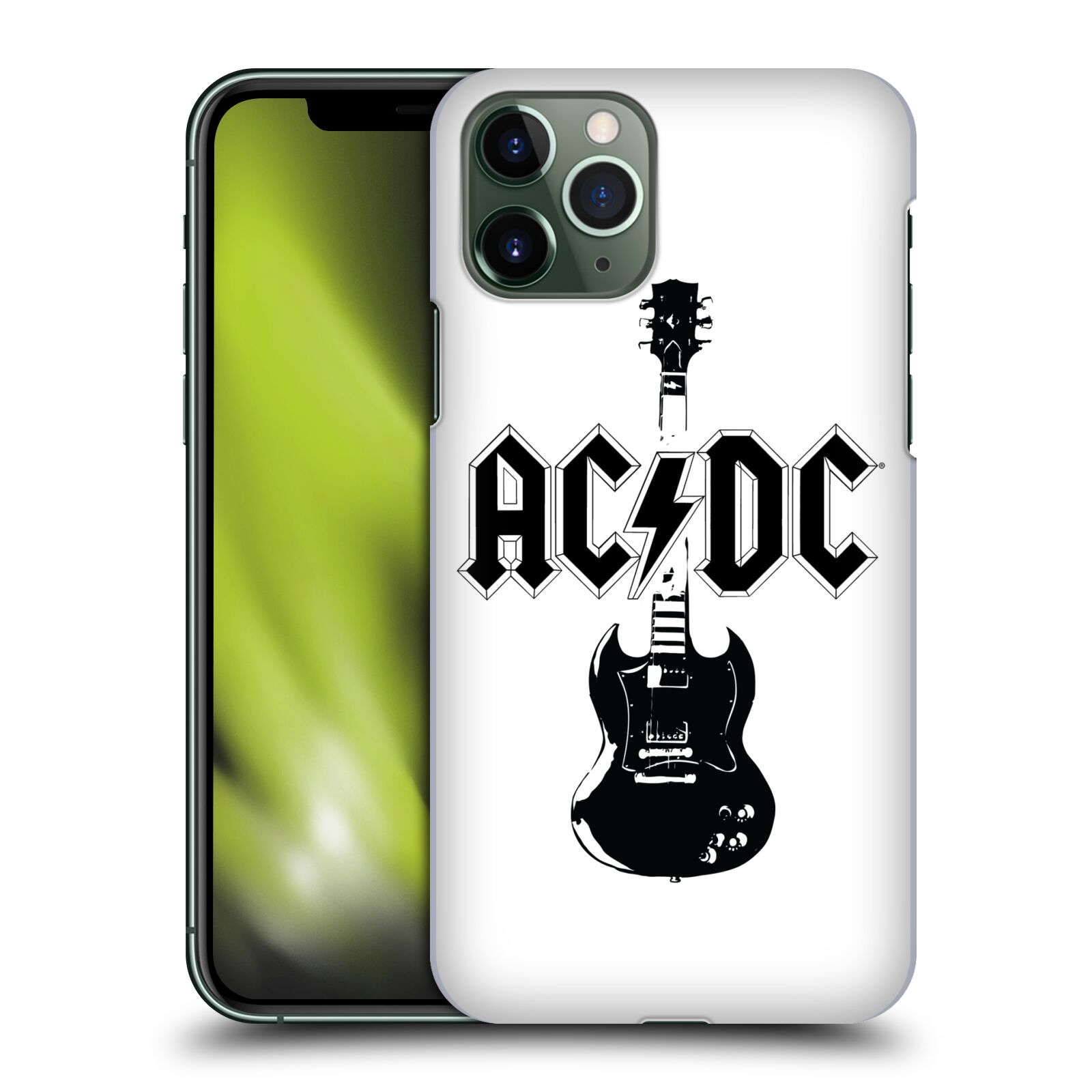 Zadní obal pro mobil Apple Iphone 11 PRO - HEAD CASE - ACDC - černá kytara