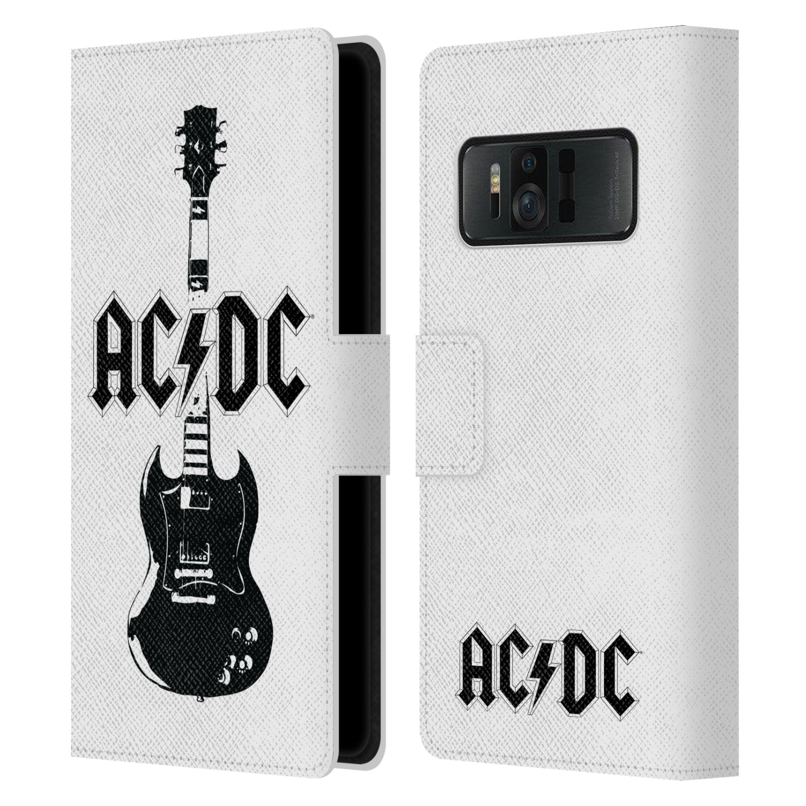 Pouzdro na mobil Asus Zenfone AR ZS571KL - Head Case - Rockova skupina ACDC kytara