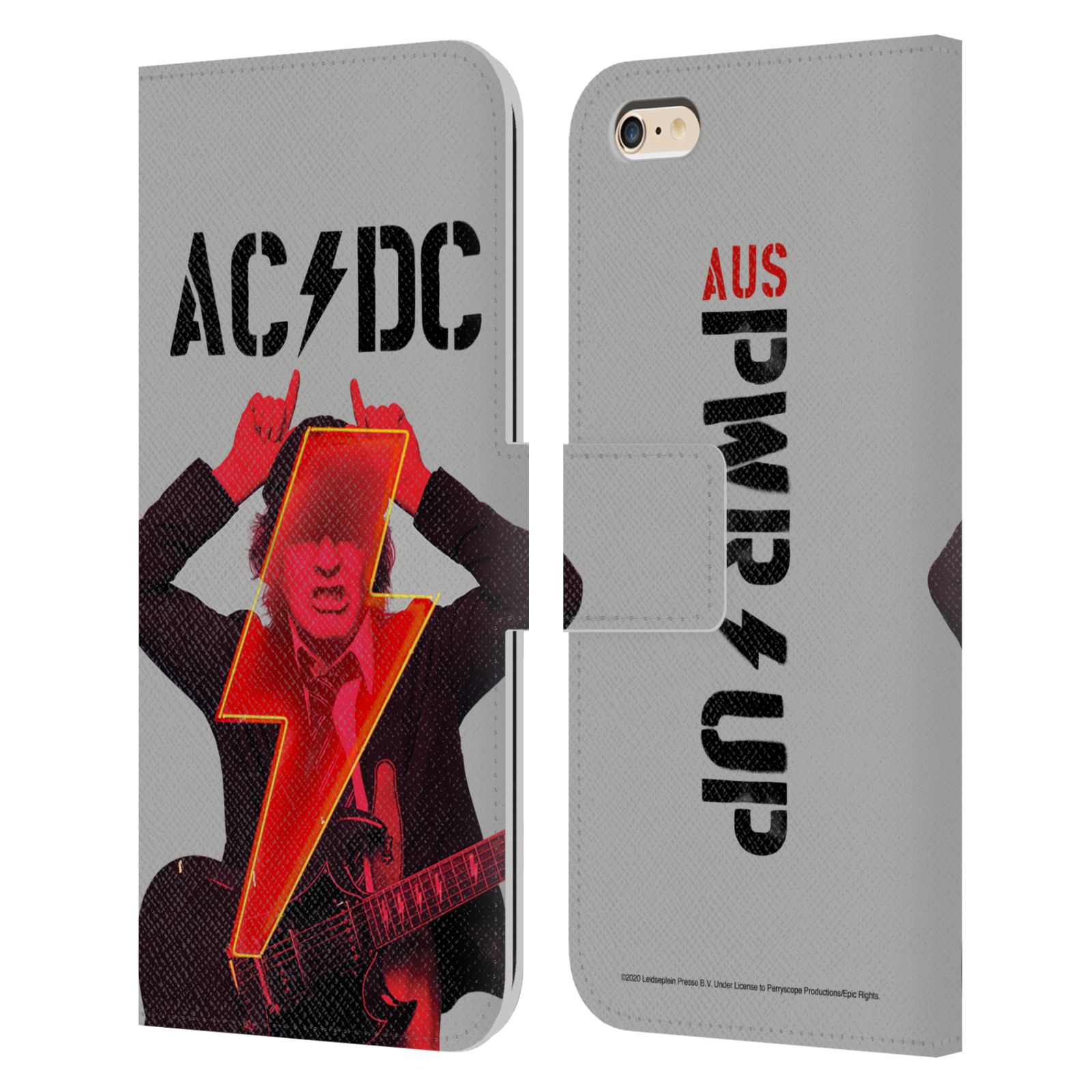 Pouzdro na mobil Apple Iphone 6 PLUS / 6S PLUS - HEAD CASE - Rocková skupin ACDC - Rudý ďábel