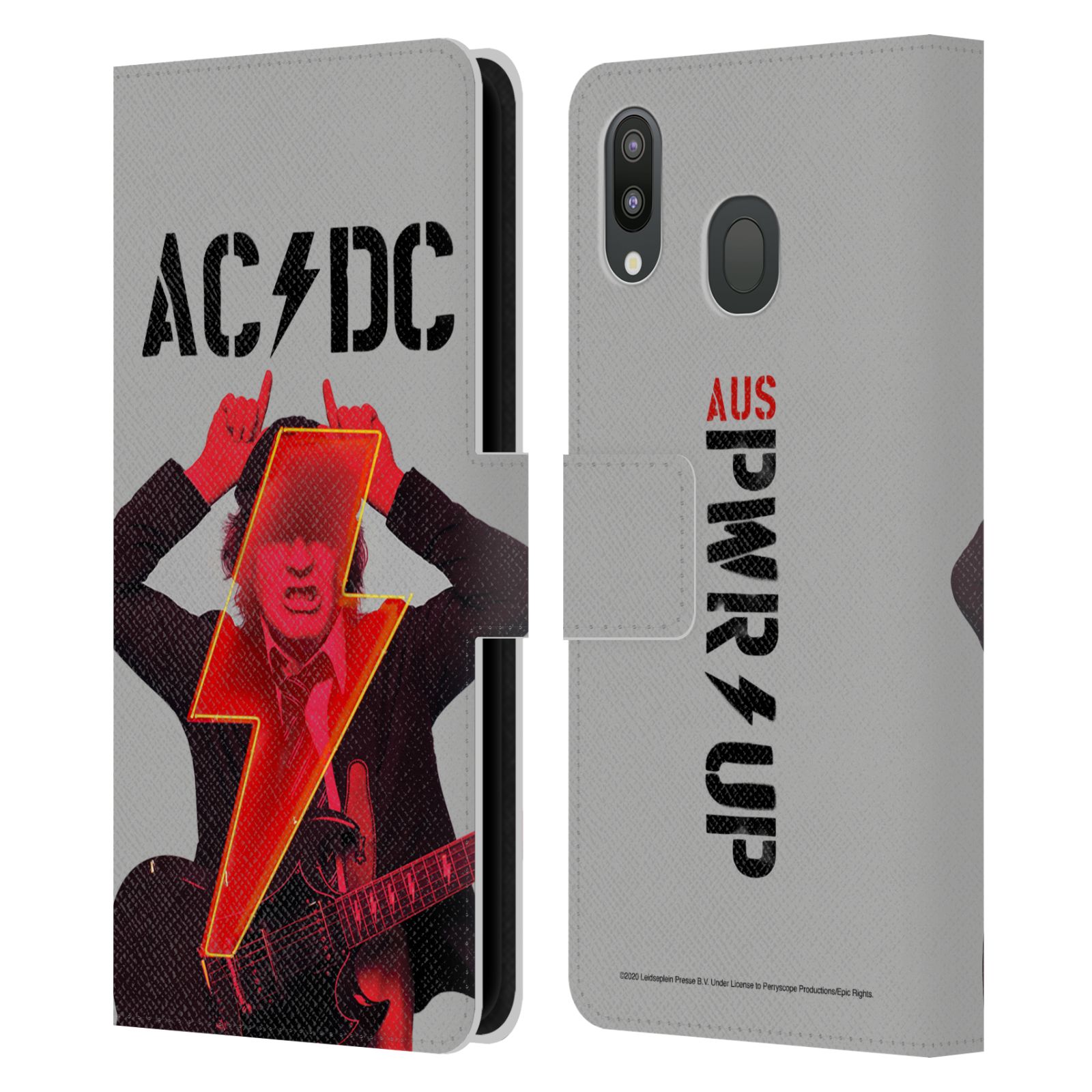 Pouzdro na mobil Samsung Galaxy M20 - HEAD CASE - Rocková skupin ACDC - Rudý ďábel