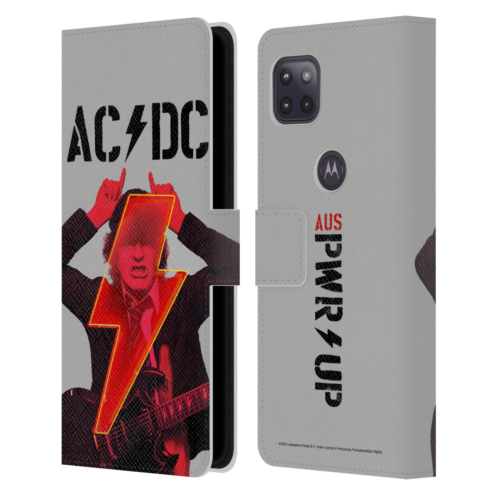 Pouzdro na mobil Motorola Moto G 5G - HEAD CASE - Rocková skupin ACDC - Rudý ďábel