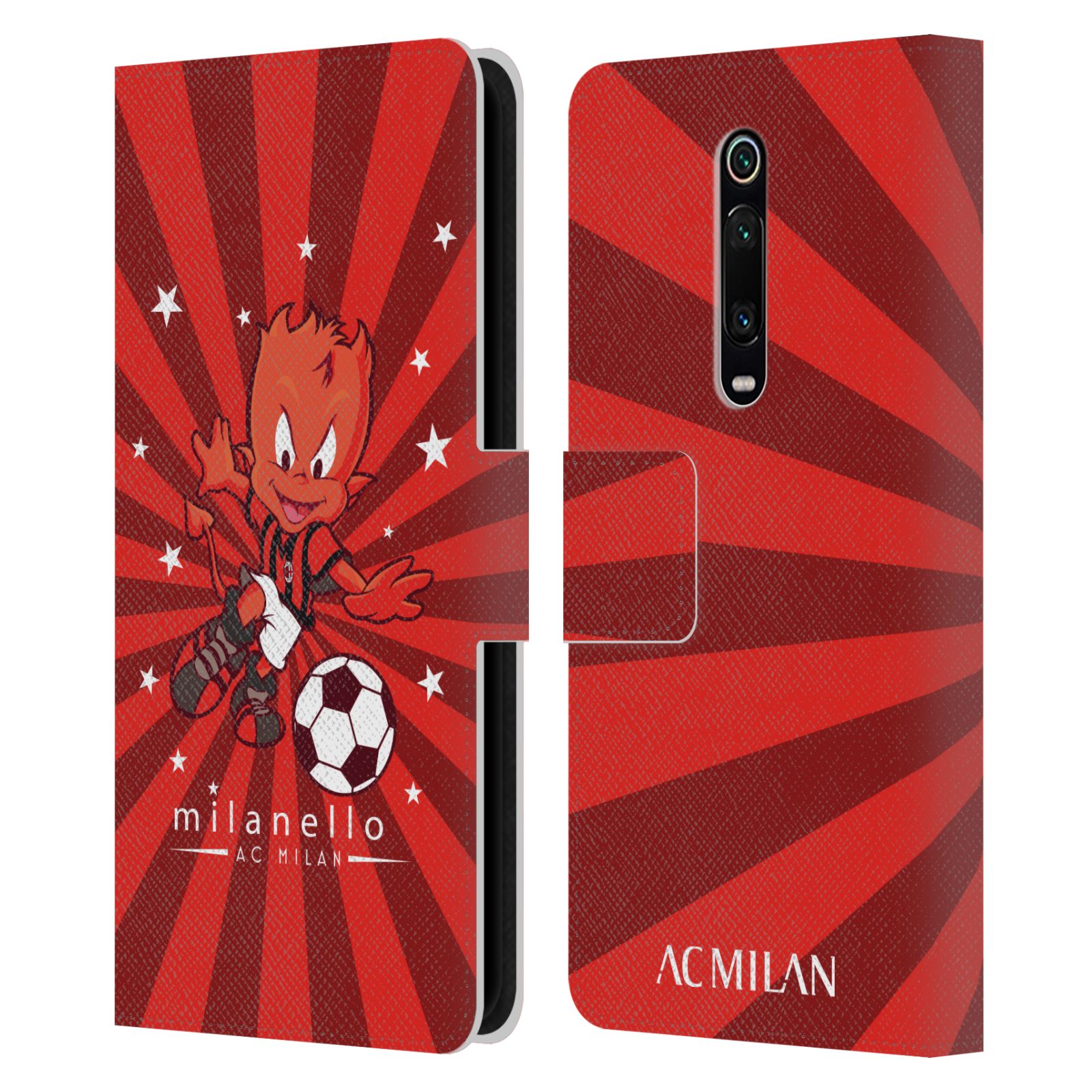 Pouzdro na mobil Xiaomi Mi 9T  - HEAD CASE - AC Milán - Milanello
