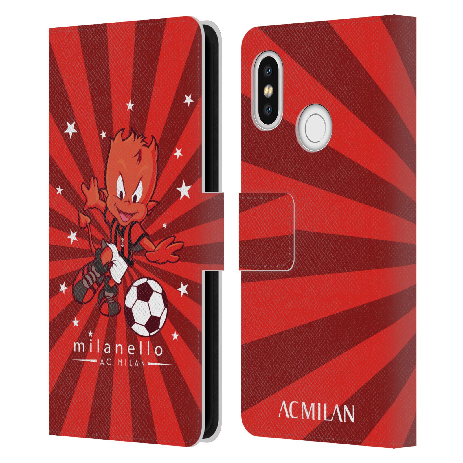 Pouzdro na mobil Xiaomi Mi 8  - HEAD CASE - AC Milán - Milanello