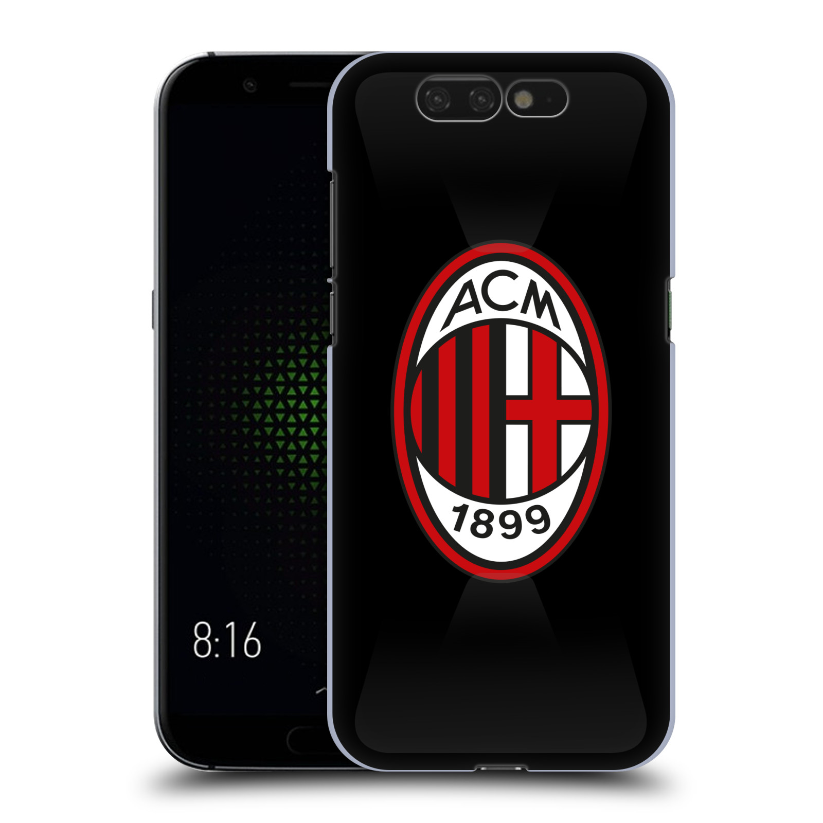 Zadní obal pro mobil Xiaomi Black Shark - HEAD CASE - Fotbal - AC Milan červenočerný znak