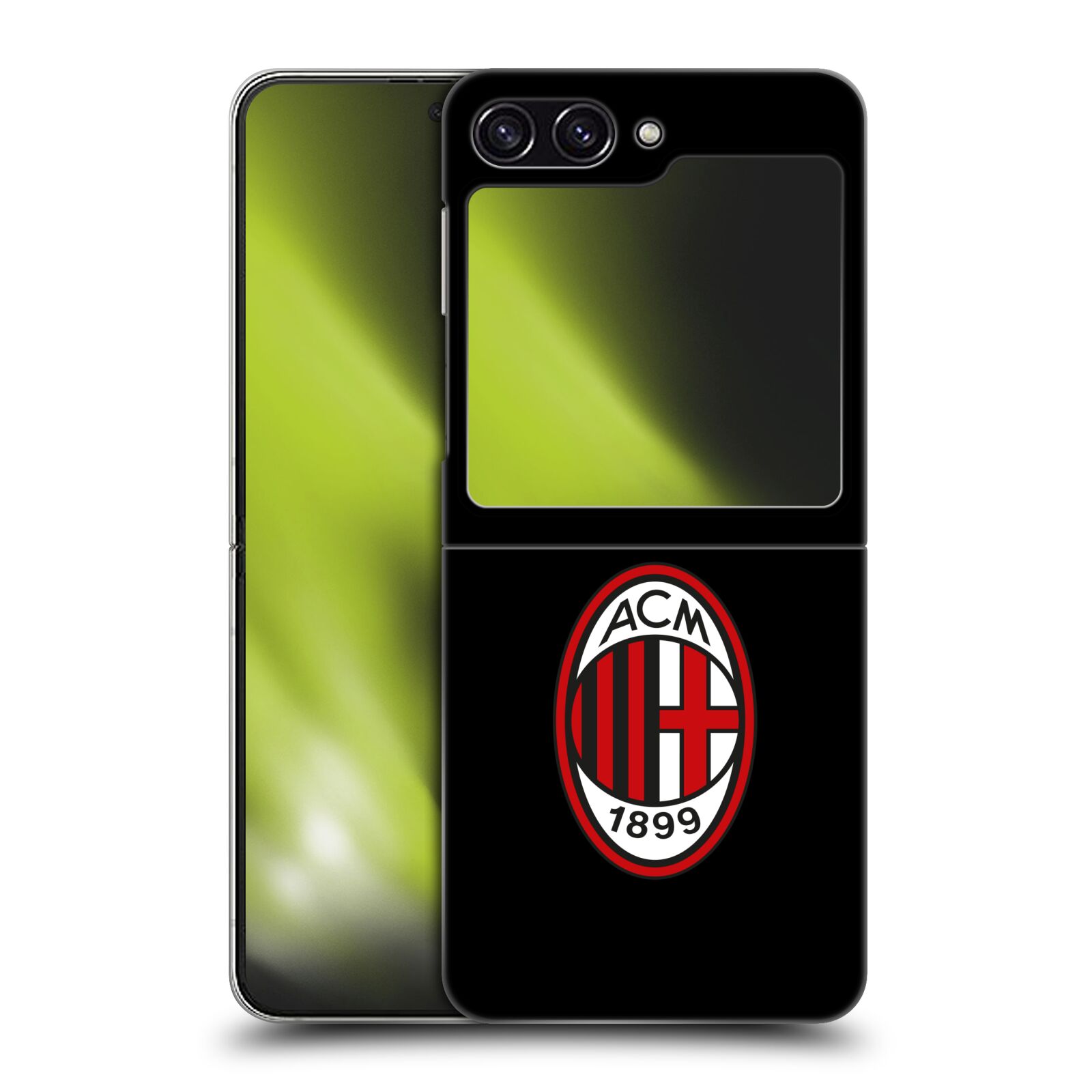 Plastový obal HEAD CASE na mobil Samsung Galaxy Z Flip 5  - Fotbalový klub AC Milán znak