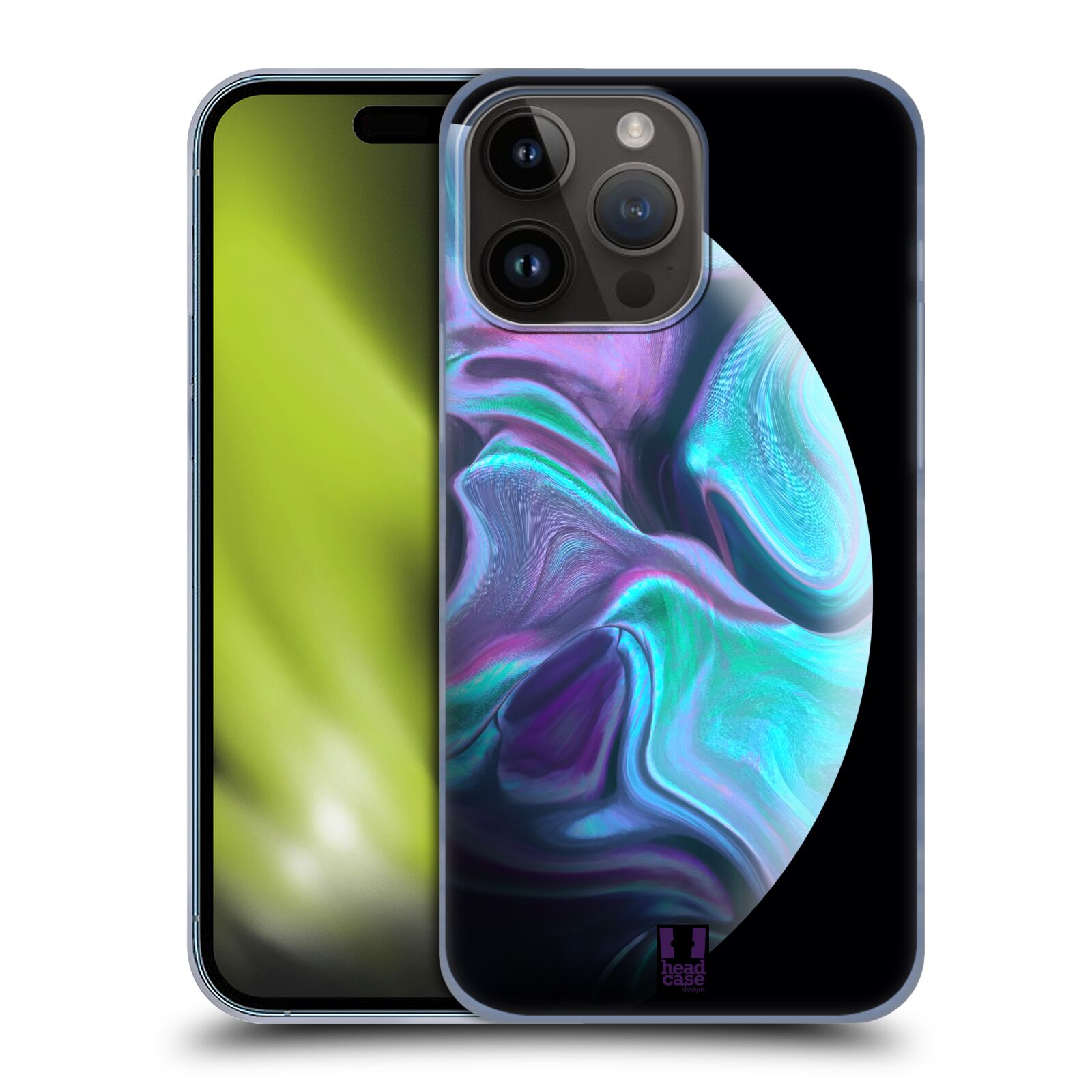 Plastový obal HEAD CASE na mobil Apple Iphone 15 PRO MAX  - Planety - modrá