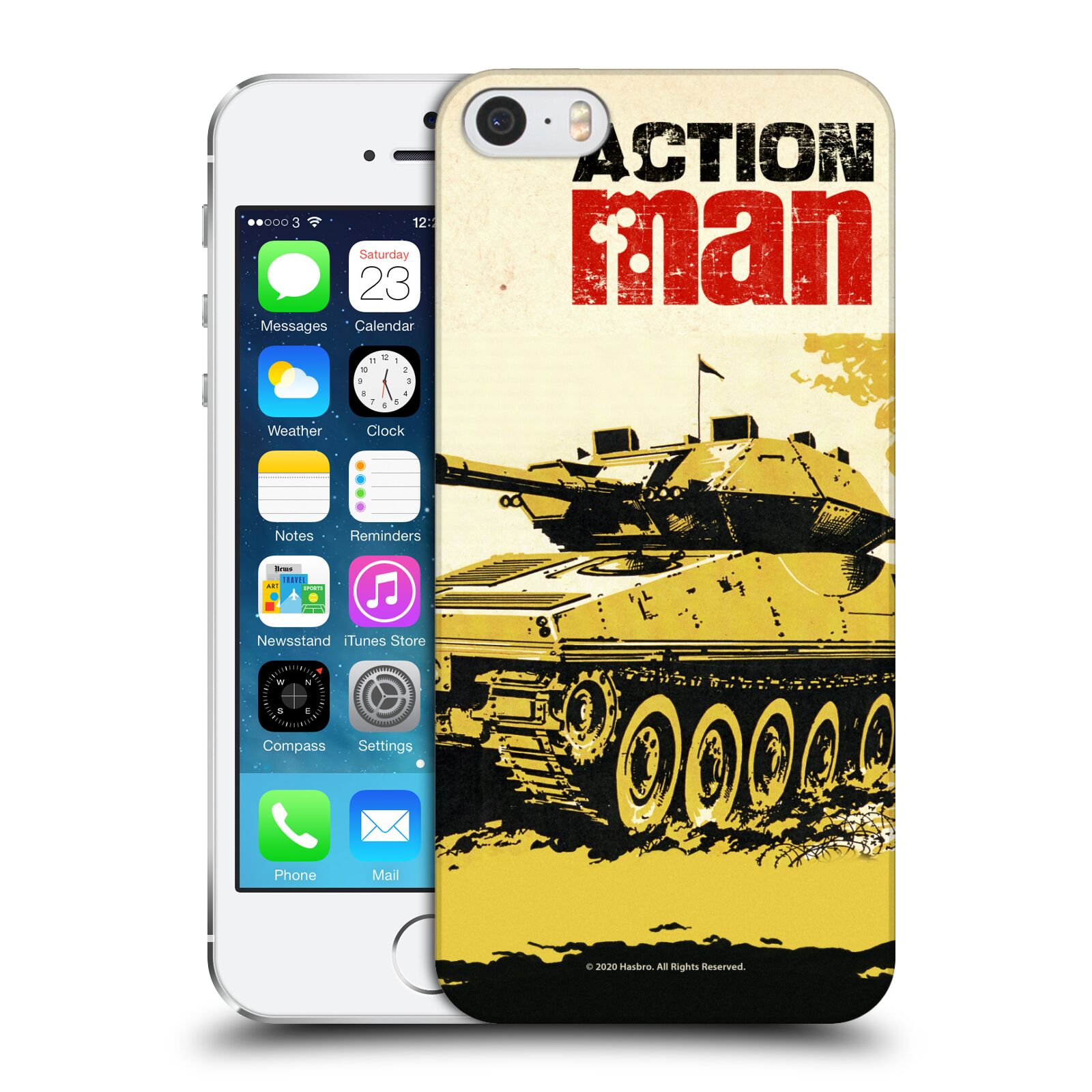 Zadní obal pro mobil Apple Iphone 5/5S/SE 2015 - HEAD CASE -  Action Man Tank