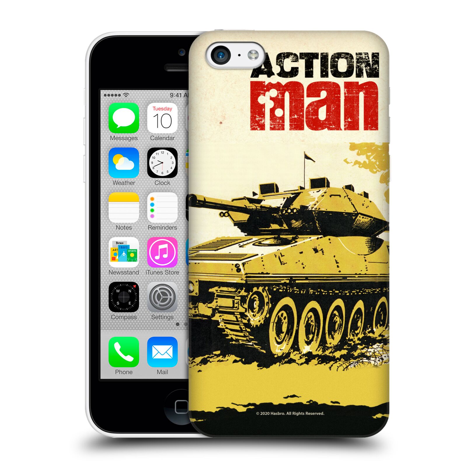 Zadní obal pro mobil Apple Iphone 5C - HEAD CASE -  Action Man Tank