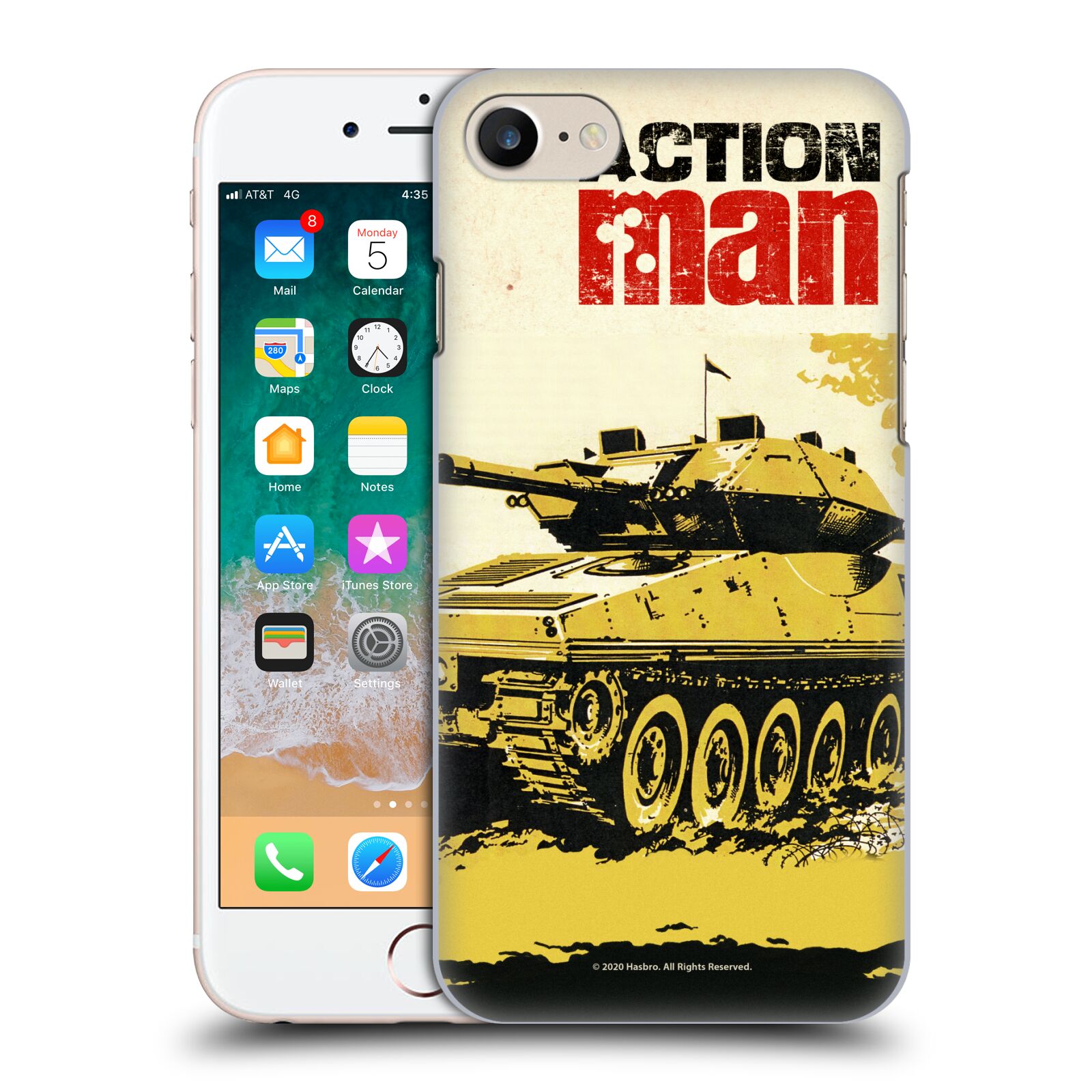Zadní obal pro mobil Apple Iphone 7/8/SE2020 - HEAD CASE -  Action Man Tank