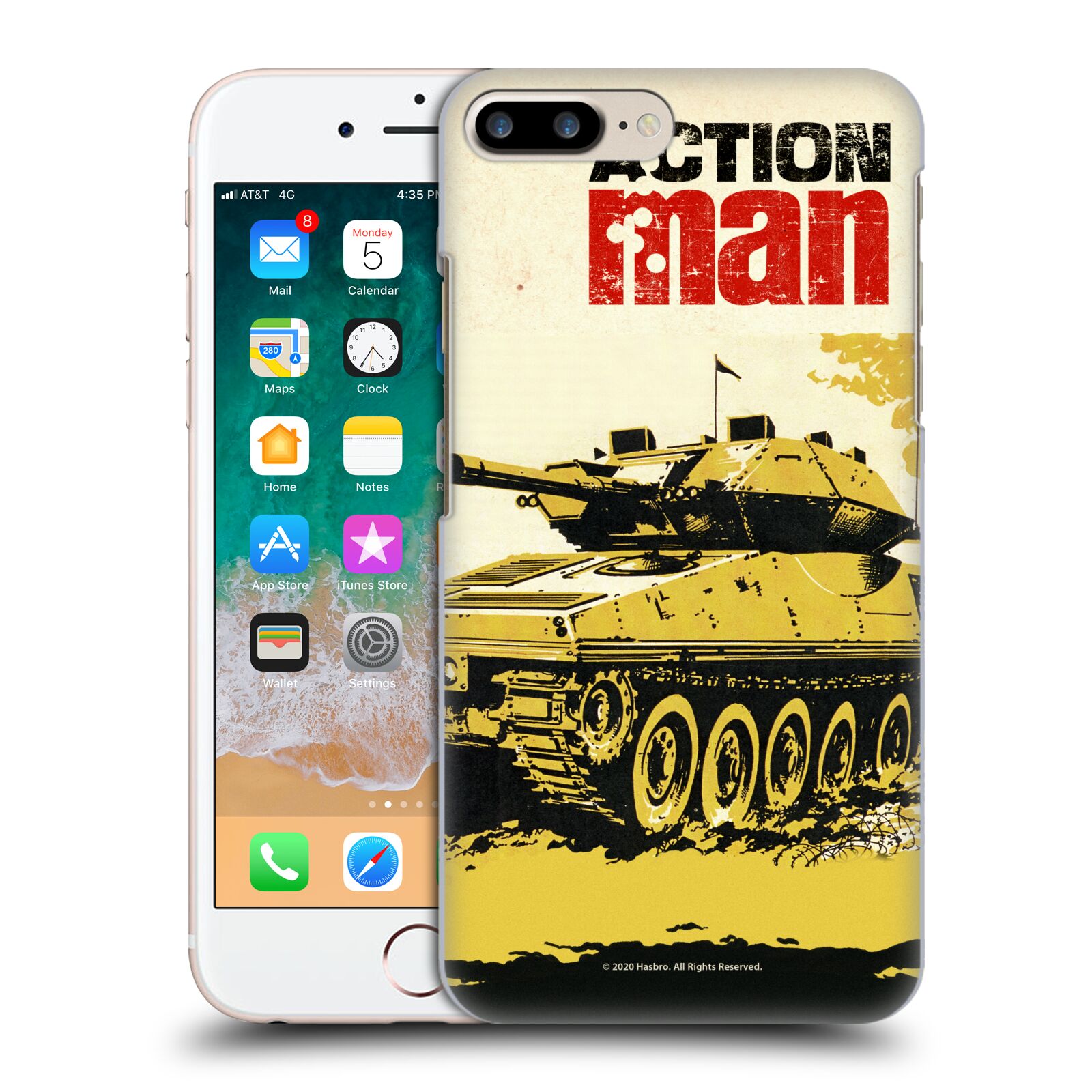 Zadní obal pro mobil Apple Iphone 7+ /  8+ - HEAD CASE -  Action Man Tank