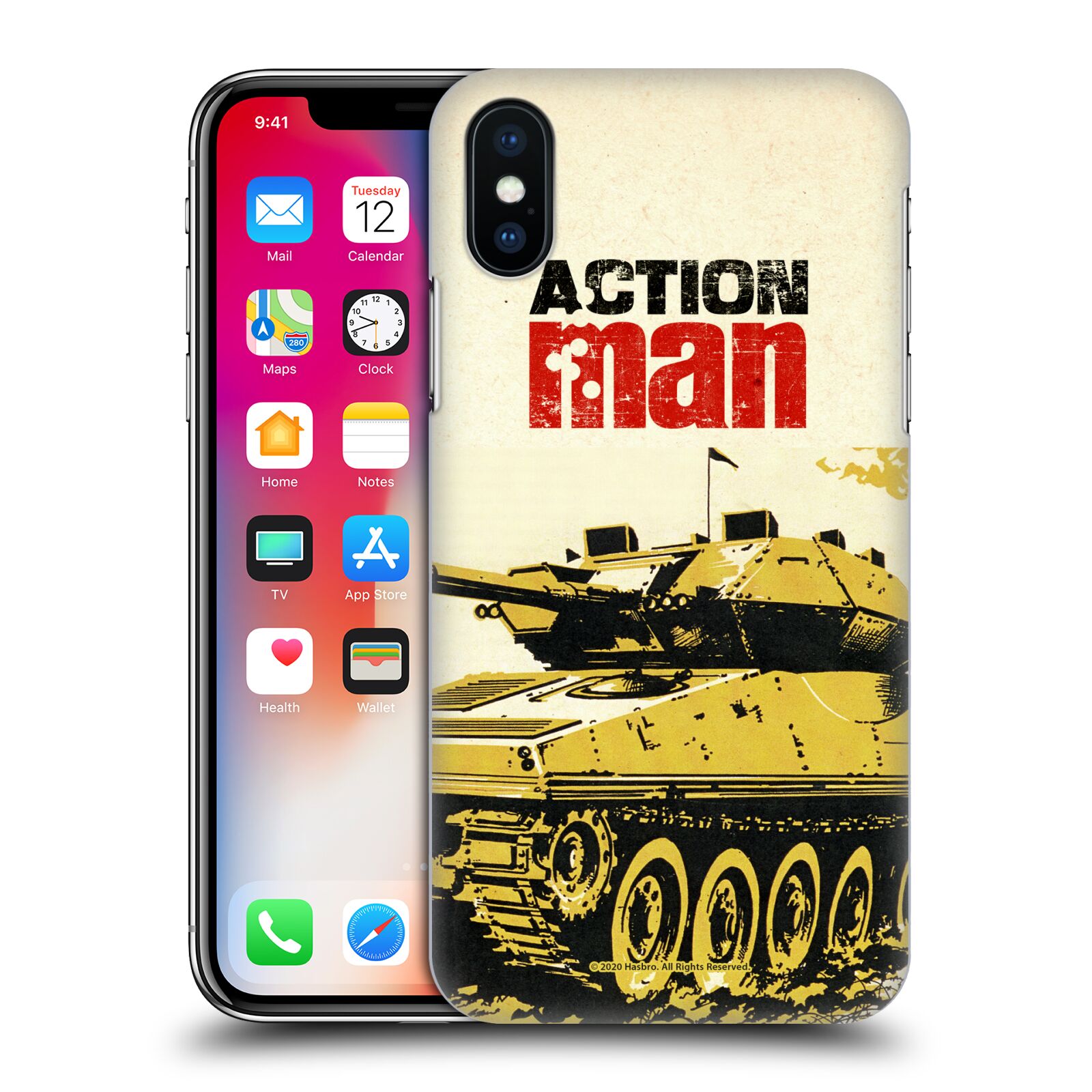 Zadní obal pro mobil Apple Iphone X / XS - HEAD CASE -  Action Man Tank