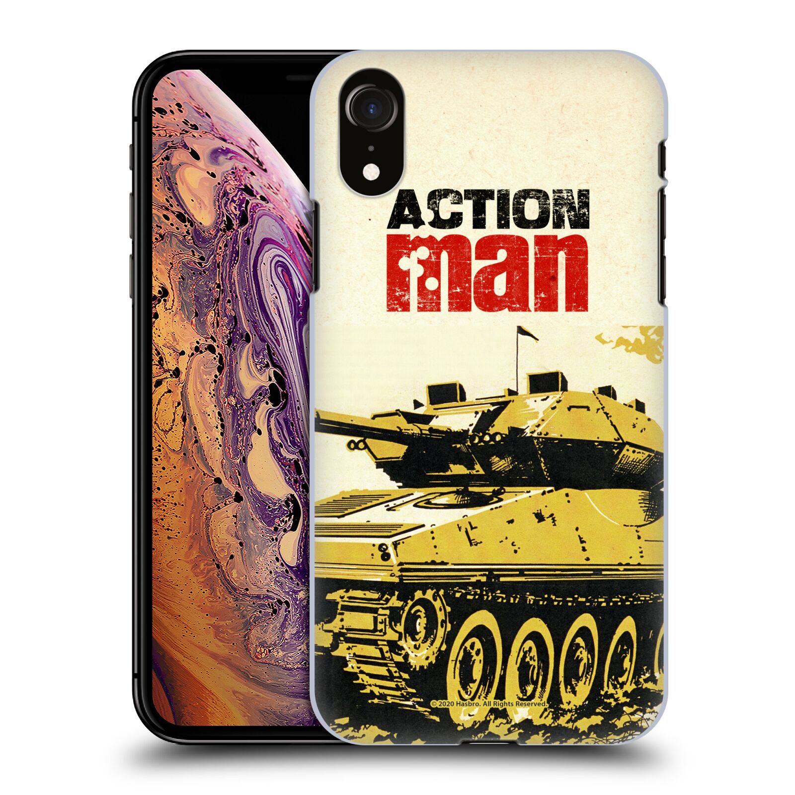 Zadní obal pro mobil Apple Iphone XR - HEAD CASE -  Action Man Tank