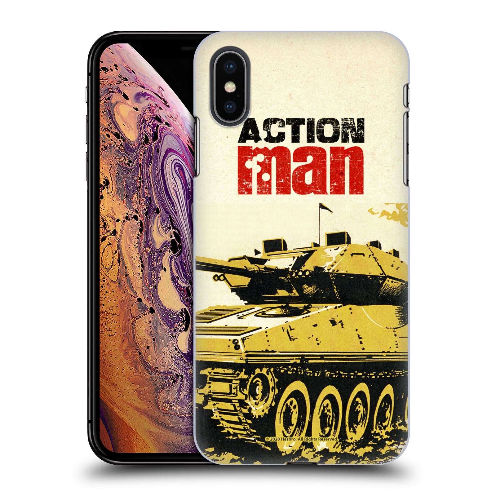 Zadní obal pro mobil Apple Iphone XS MAX - HEAD CASE -  Action Man Tank