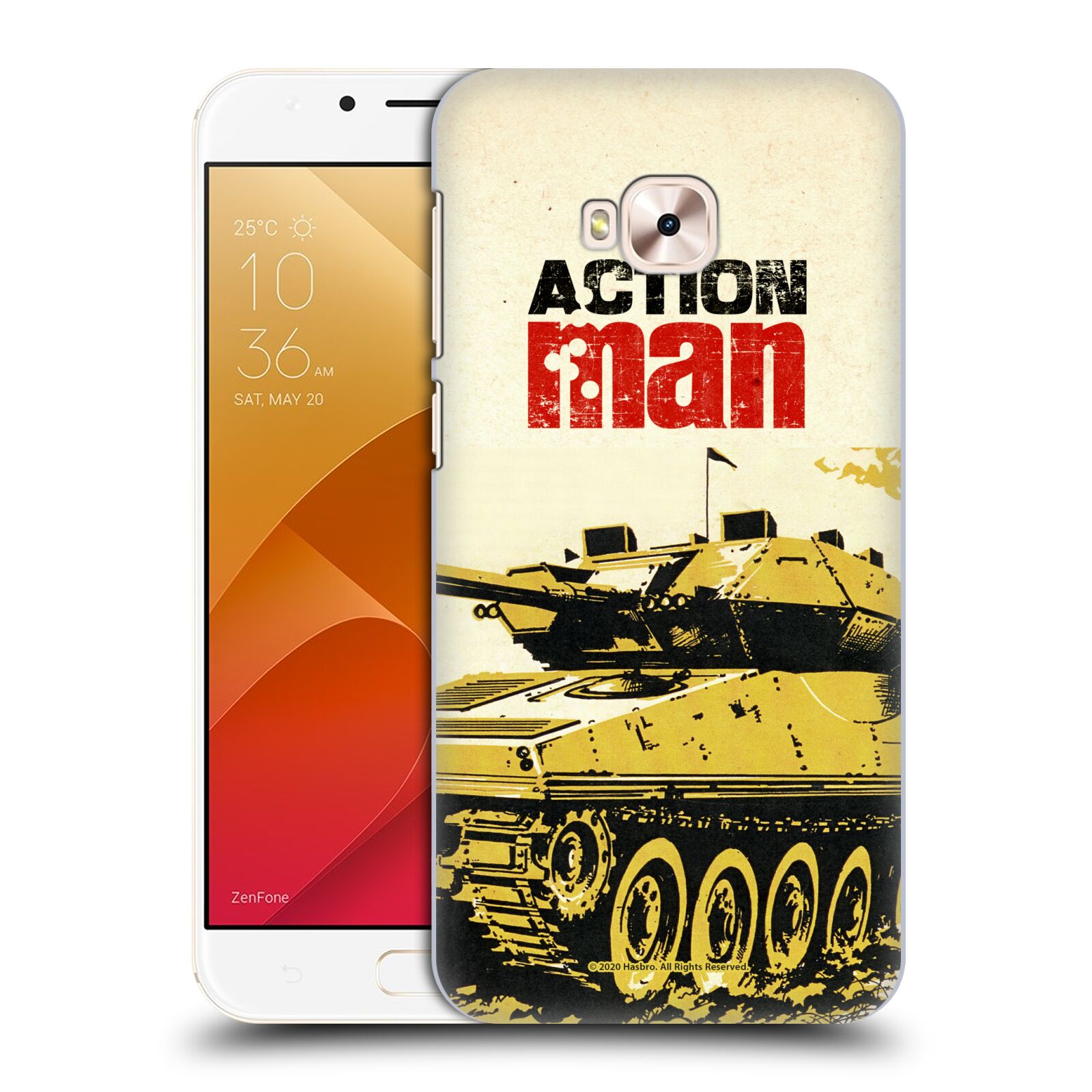 Zadní obal pro mobil Asus Zenfone 4 Selfie Pro ZD552KL - HEAD CASE -  Action Man Tank