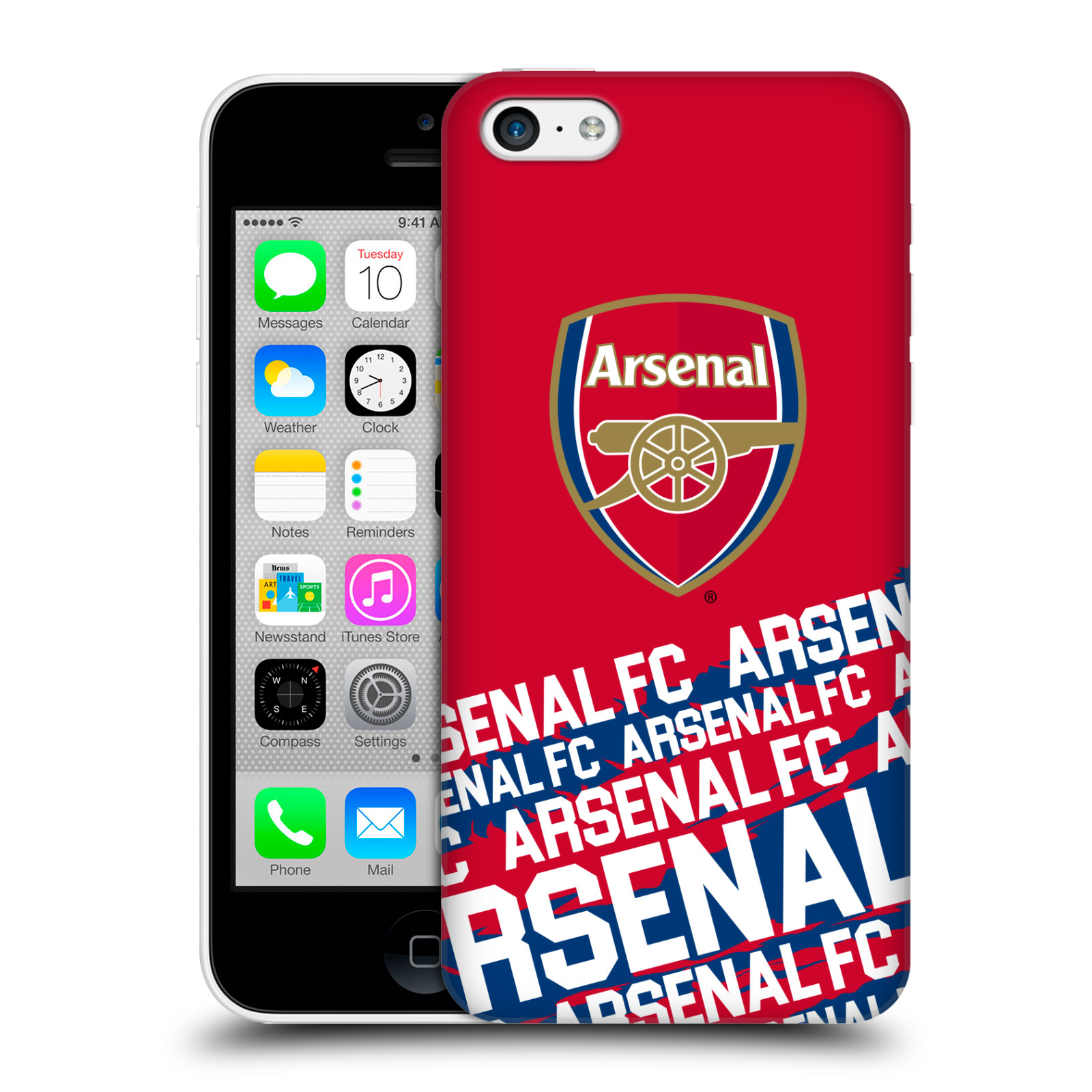 Zadní obal pro mobil Apple Iphone 5C - HEAD CASE - Fotbal - Arsenal FC znak
