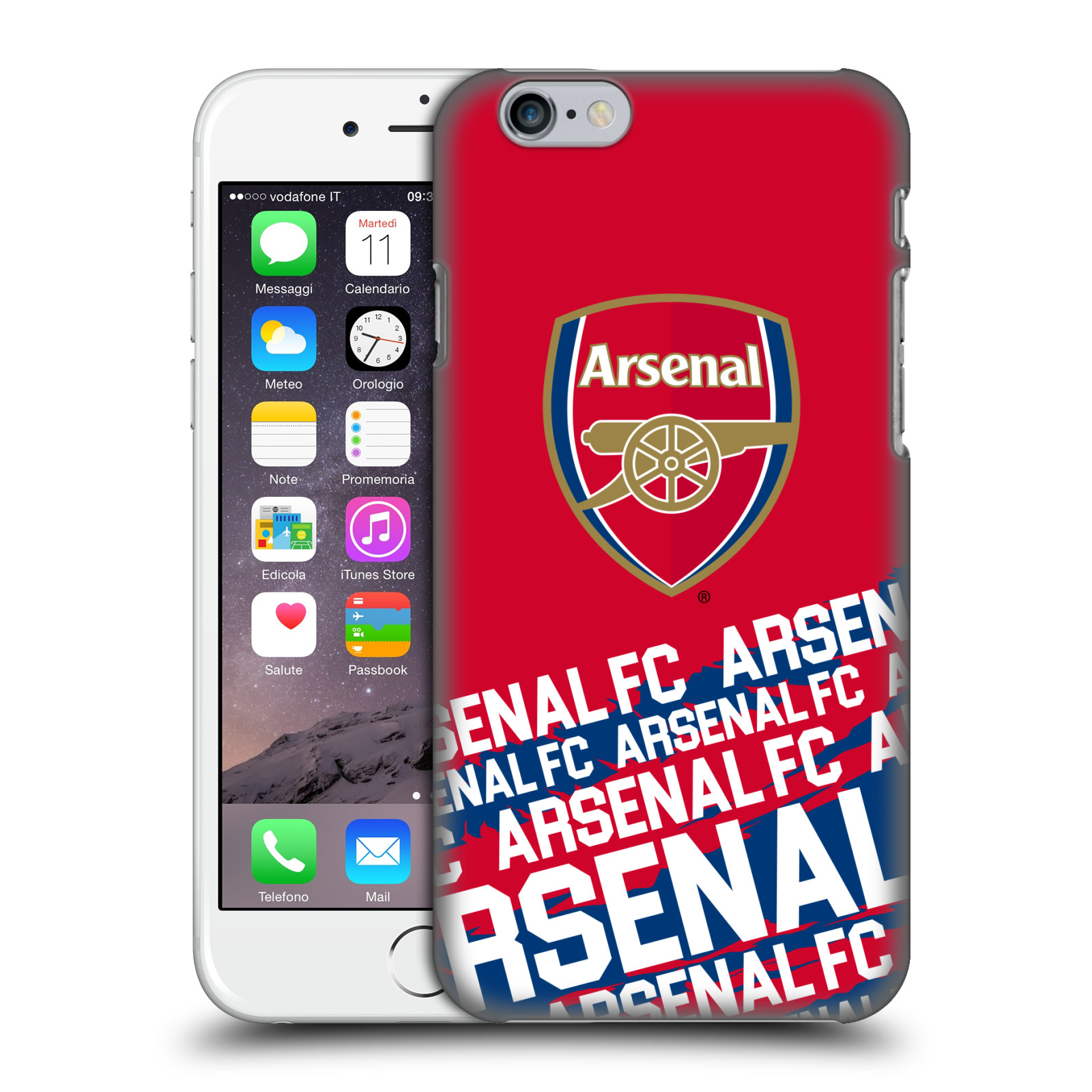 Zadní obal pro mobil Apple Iphone 6/6S - HEAD CASE - Fotbal - Arsenal FC znak