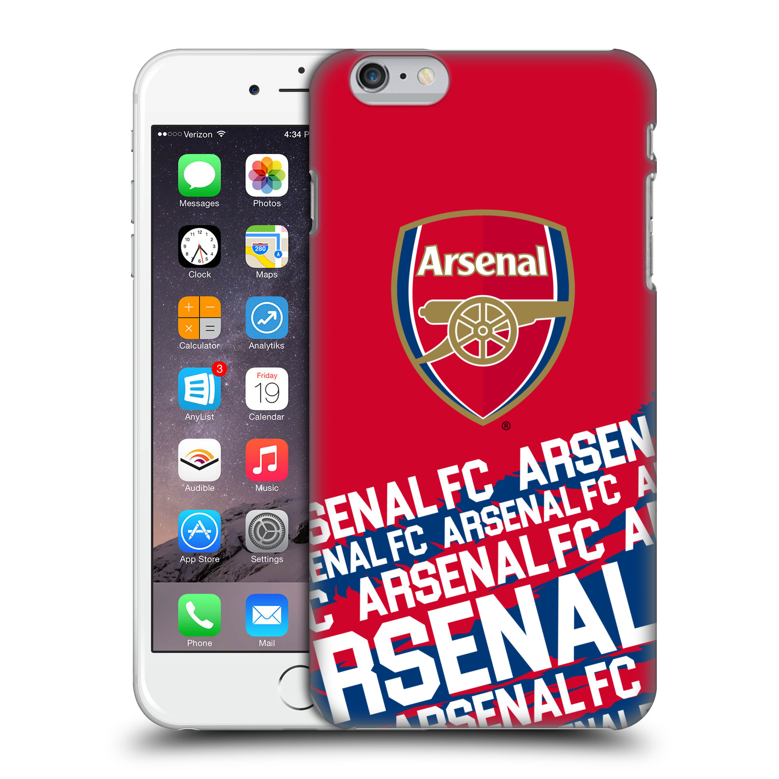 Zadní obal pro mobil Apple Iphone 6 PLUS / 6S PLUS - HEAD CASE - Fotbal - Arsenal FC znak