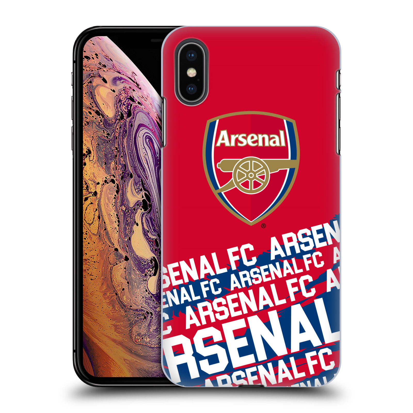 Zadní obal pro mobil Apple Iphone XS MAX - HEAD CASE - Fotbal - Arsenal FC znak