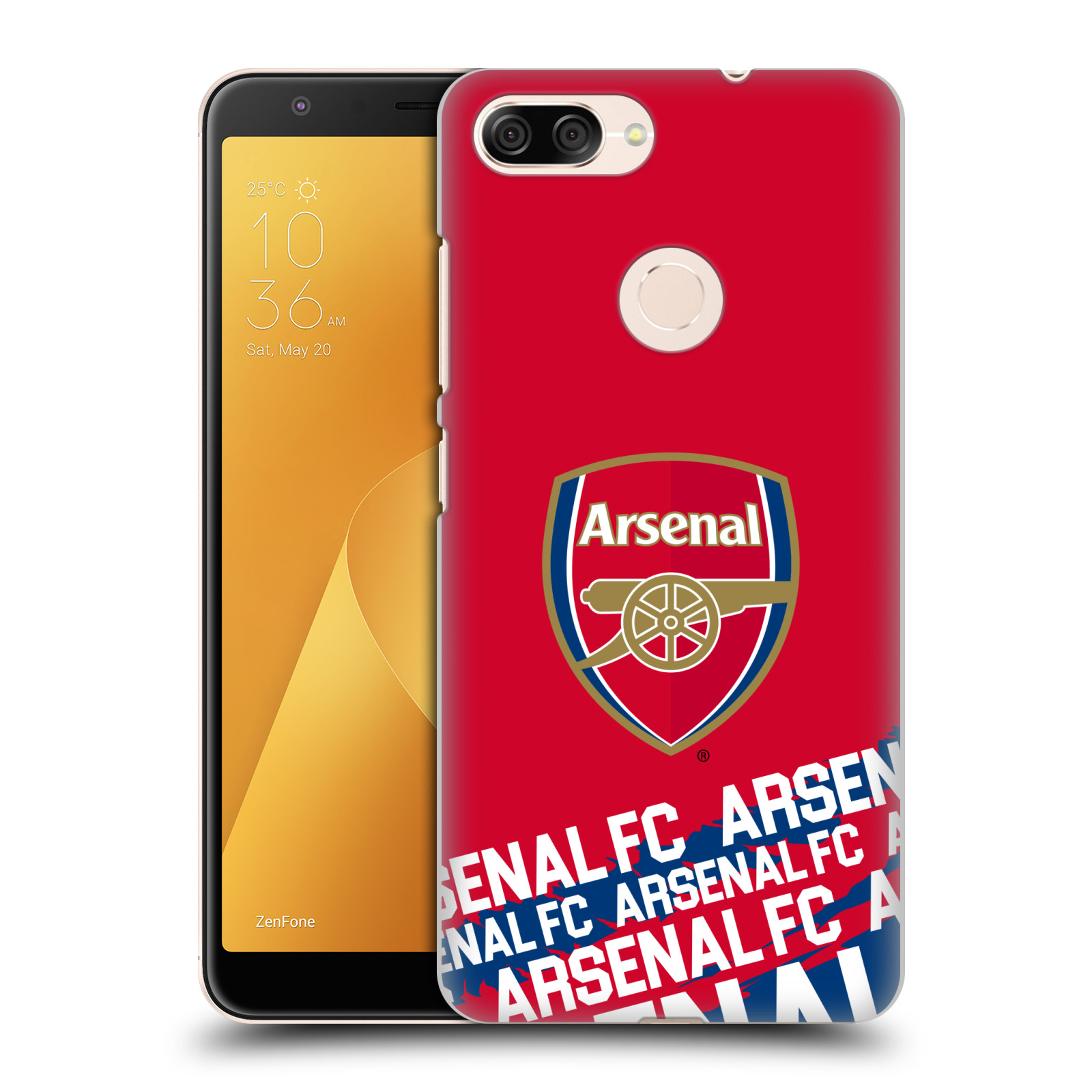 Zadní obal pro mobil Asus Zenfone Max Plus (M1) - HEAD CASE - Fotbal - Arsenal FC znak