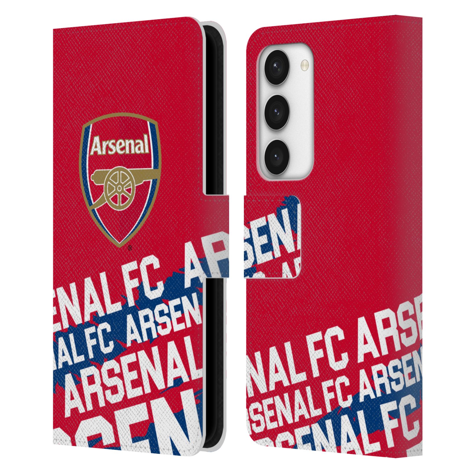 HEAD CASE Pouzdro pro mobil Samsung Galaxy S23 5G - Fotbal Anglická liga Arsenal velký nápis