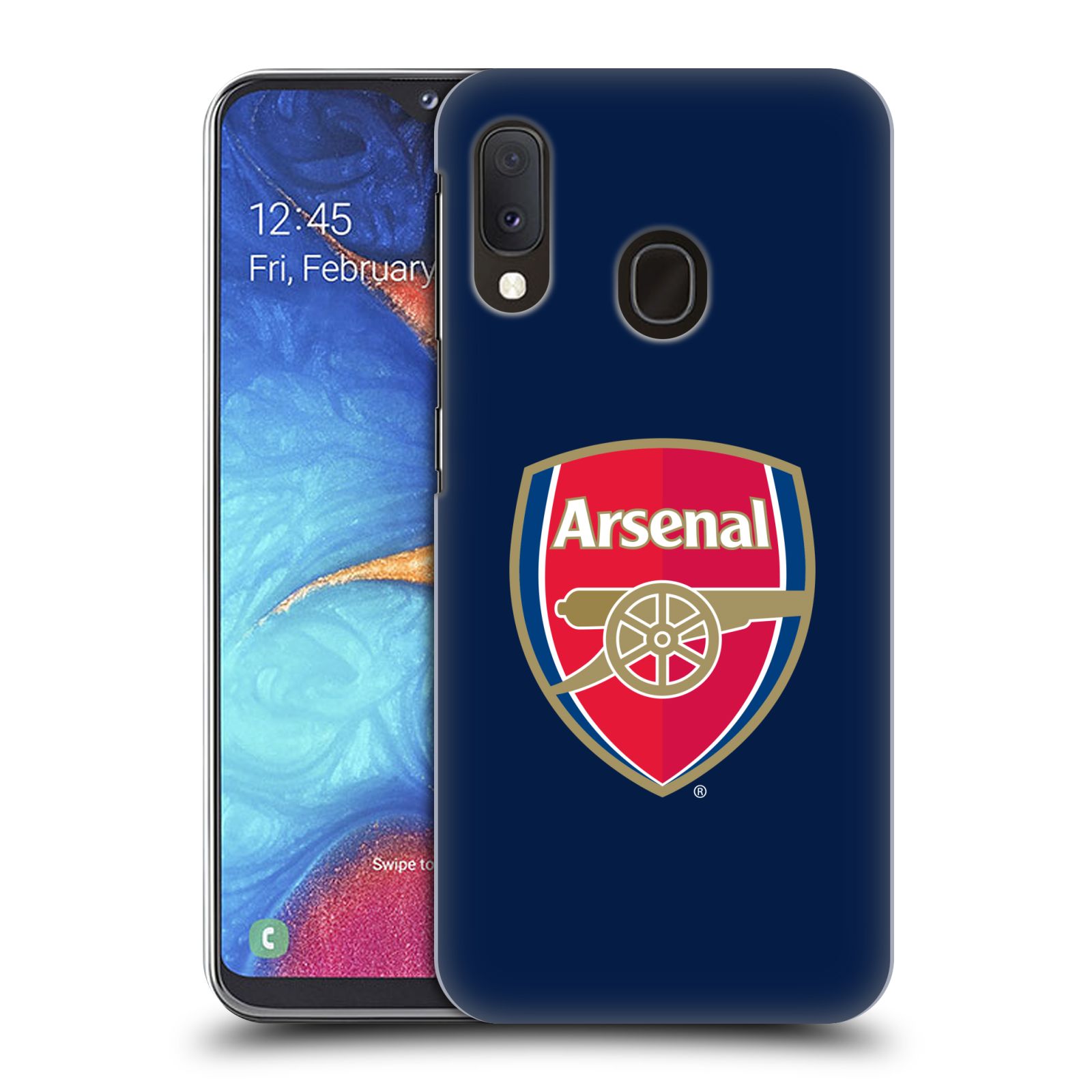 Zadní obal pro mobil Samsung Galaxy A20E - HEAD CASE - Fotbal - Arsenal modrá