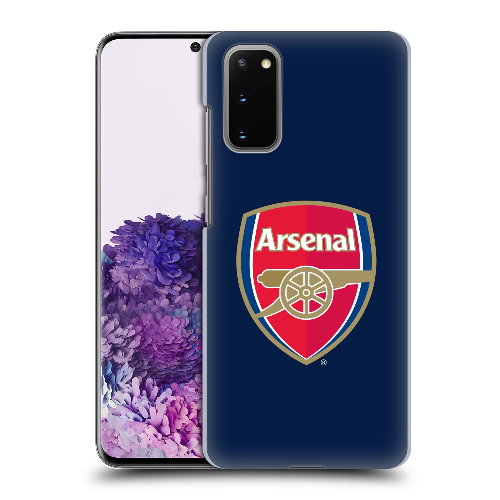 Pouzdro na mobil Samsung Galaxy S20 - HEAD CASE - Fotbalový klub Arsenal znak barevný modré pozadí