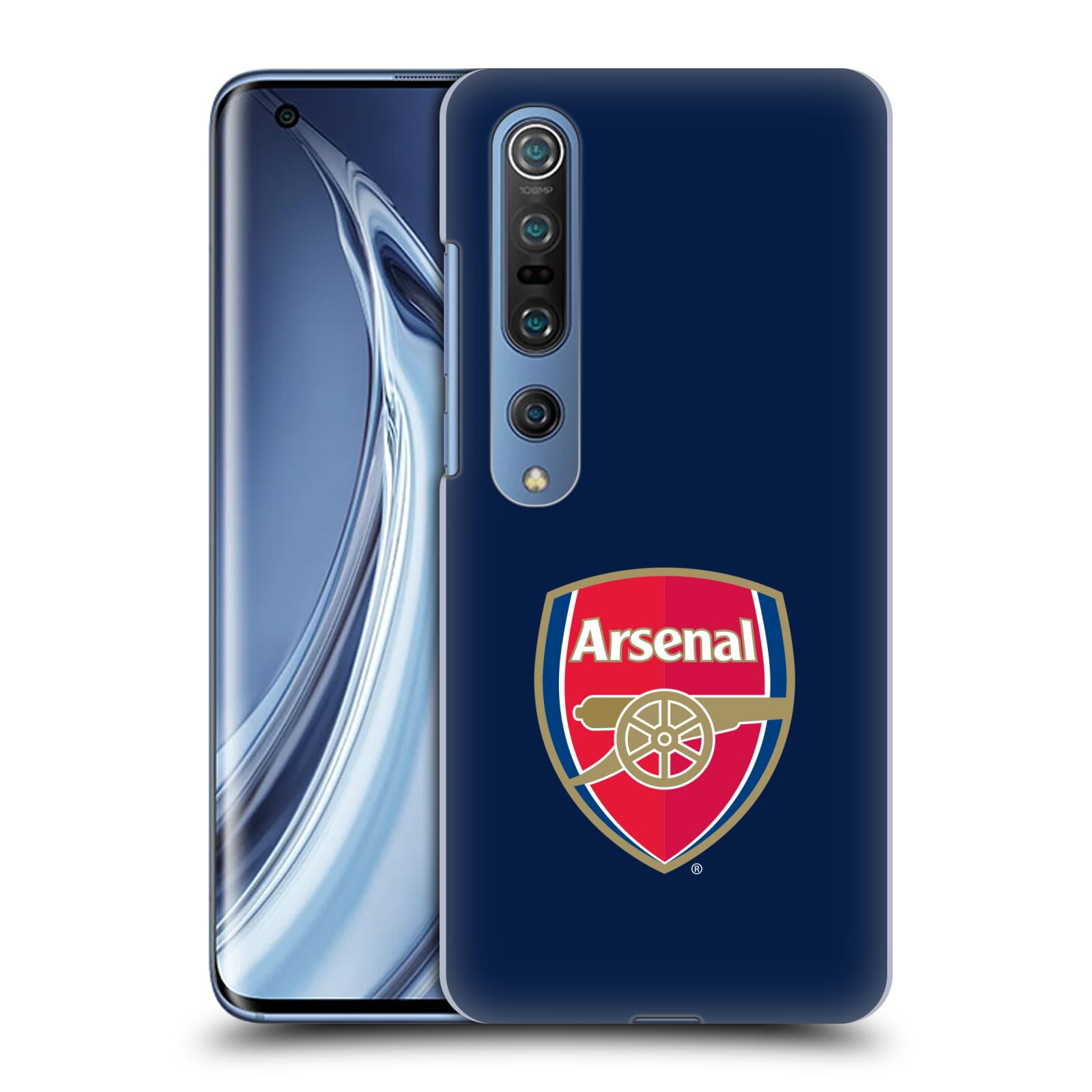 HEAD CASE plastový obal na mobil Xiaomi Mi 10 Fotbalový klub Arsenal znak barevný modré pozadí