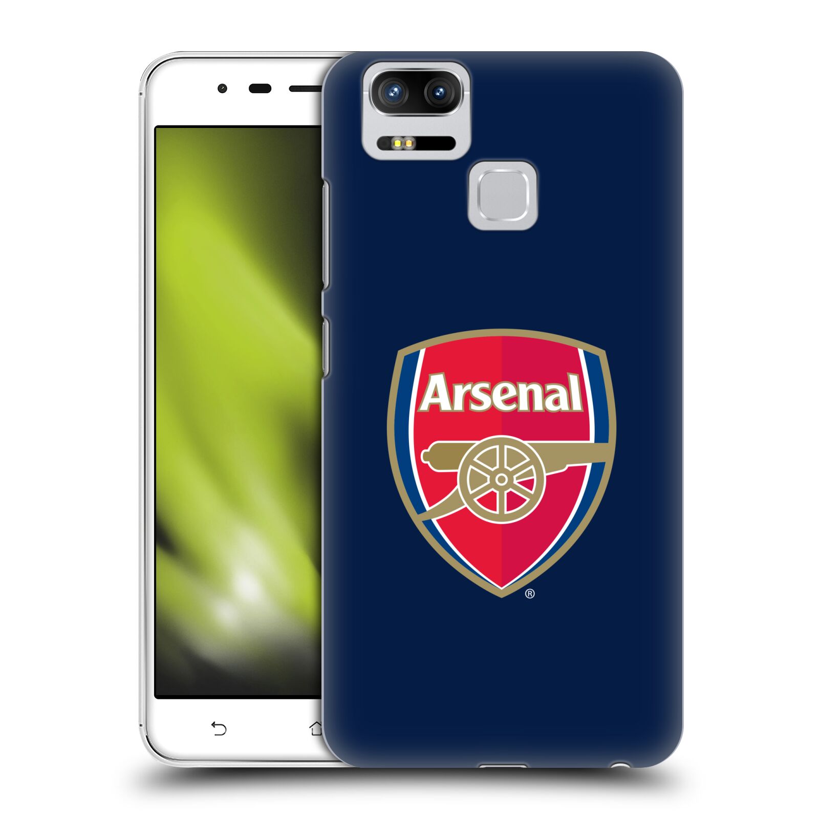 HEAD CASE plastový obal na mobil Asus Zenfone 3 Zoom ZE553KL Fotbalový klub Arsenal znak barevný modré pozadí