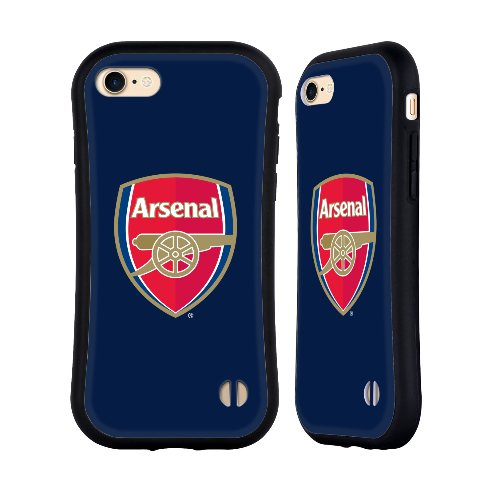 HEAD CASE odolný obal na mobil Apple Iphone 8 Fotbalový klub Arsenal znak barevný modré pozadí