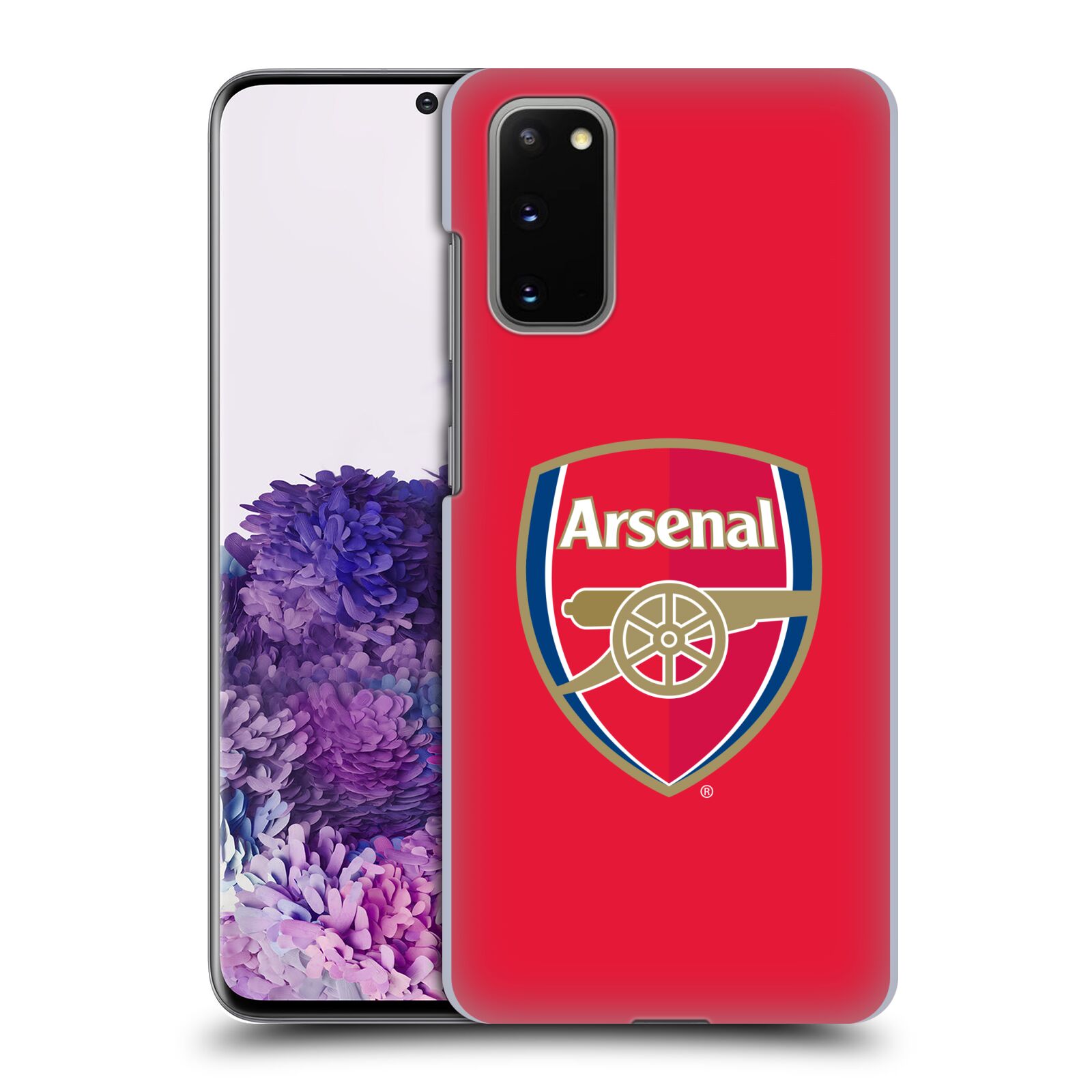 Pouzdro na mobil Samsung Galaxy S20 - HEAD CASE - Fotbalový klub Arsenal znak barevný červené pozadí