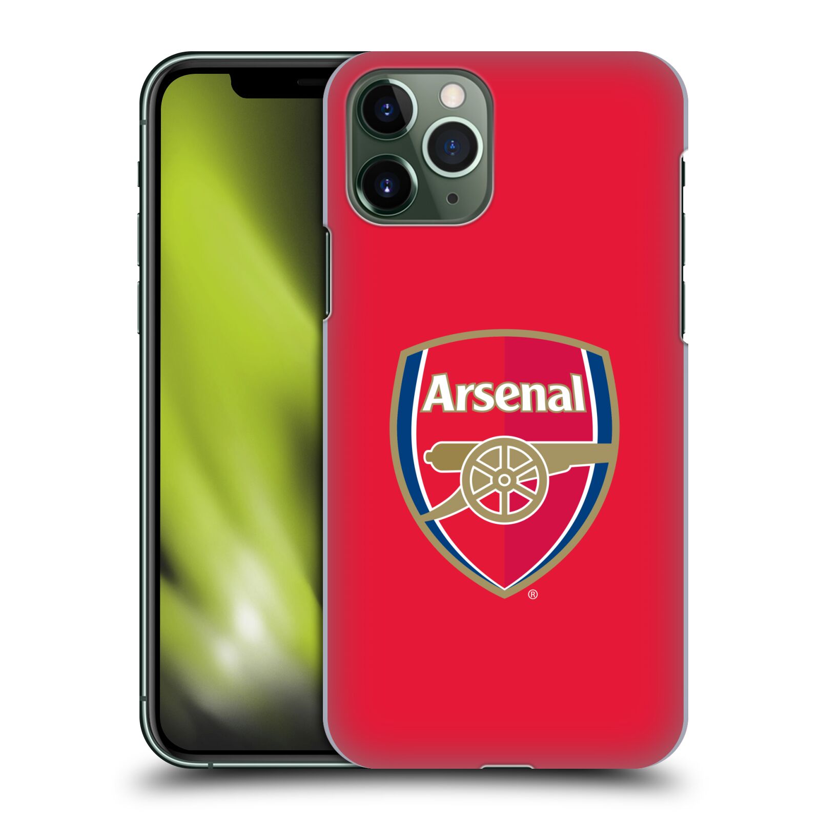 Pouzdro na mobil Apple Iphone 11 PRO - HEAD CASE - Fotbalový klub Arsenal znak barevný červené pozadí