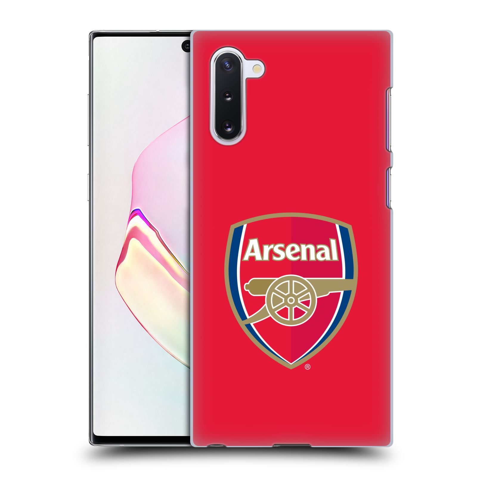 Pouzdro na mobil Samsung Galaxy Note 10 - HEAD CASE - Fotbalový klub Arsenal znak barevný červené pozadí